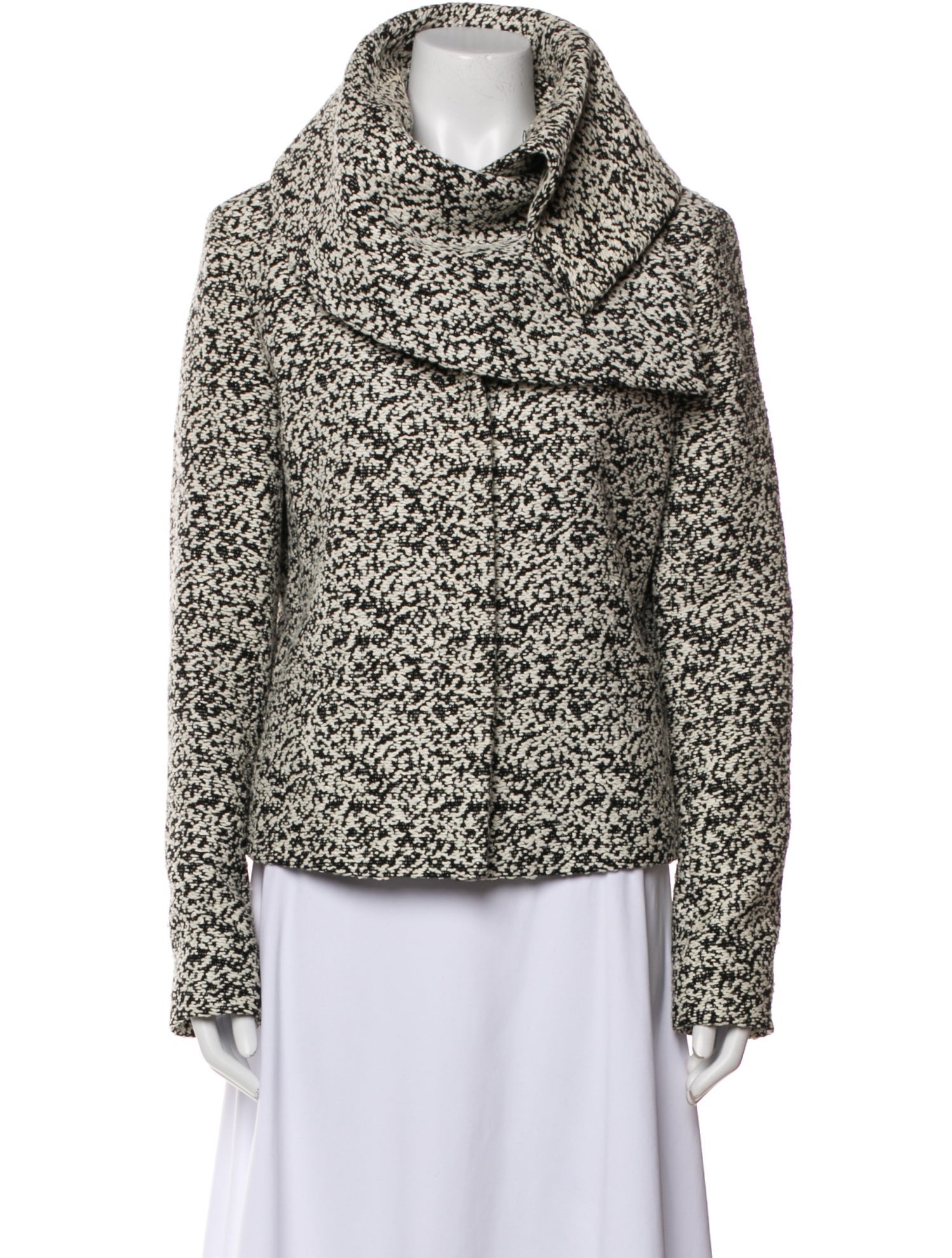 Jil Sander Vintage 2008 Wool Tweed Pattern Jacket