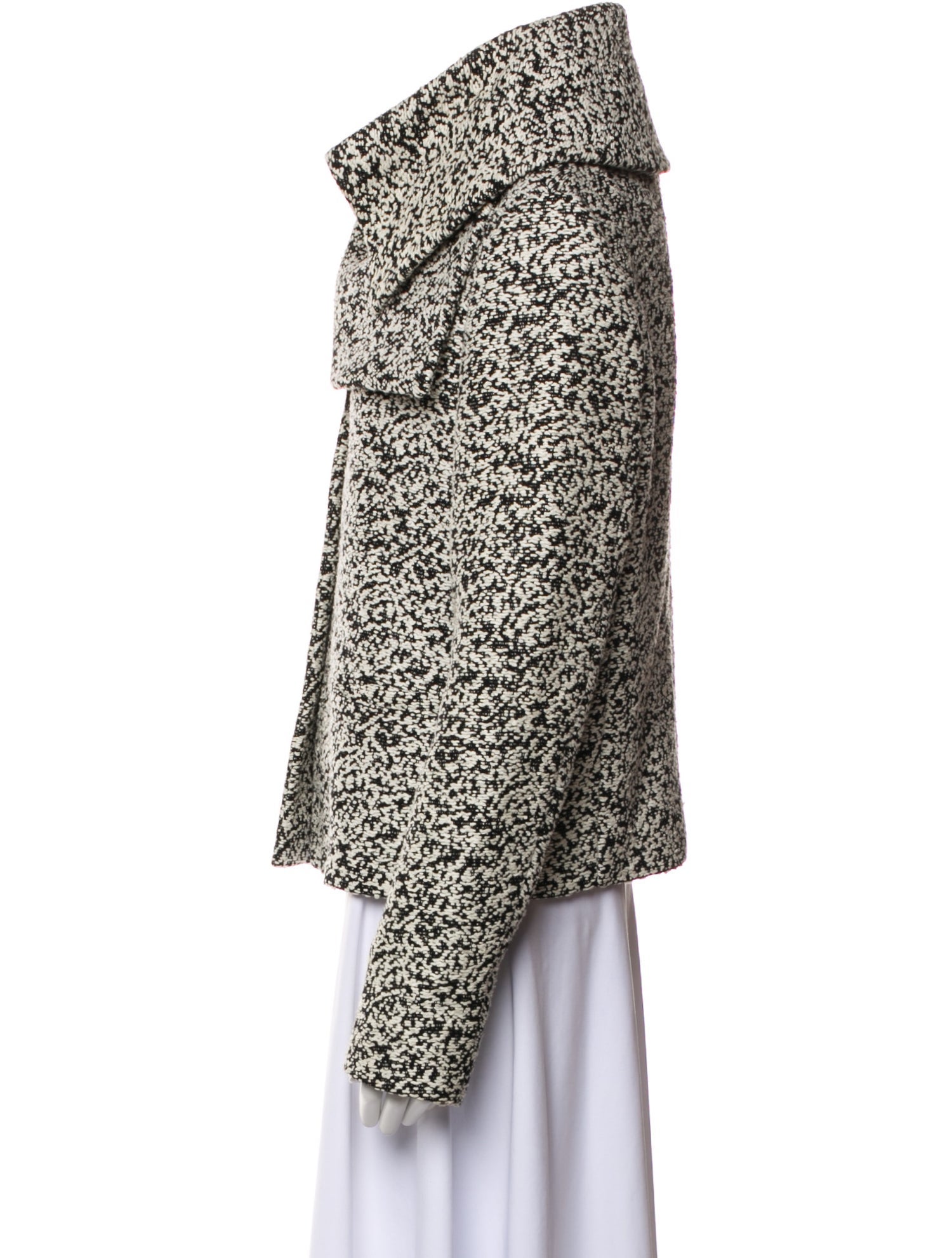 Jil Sander Vintage 2008 Wool Tweed Pattern Jacket