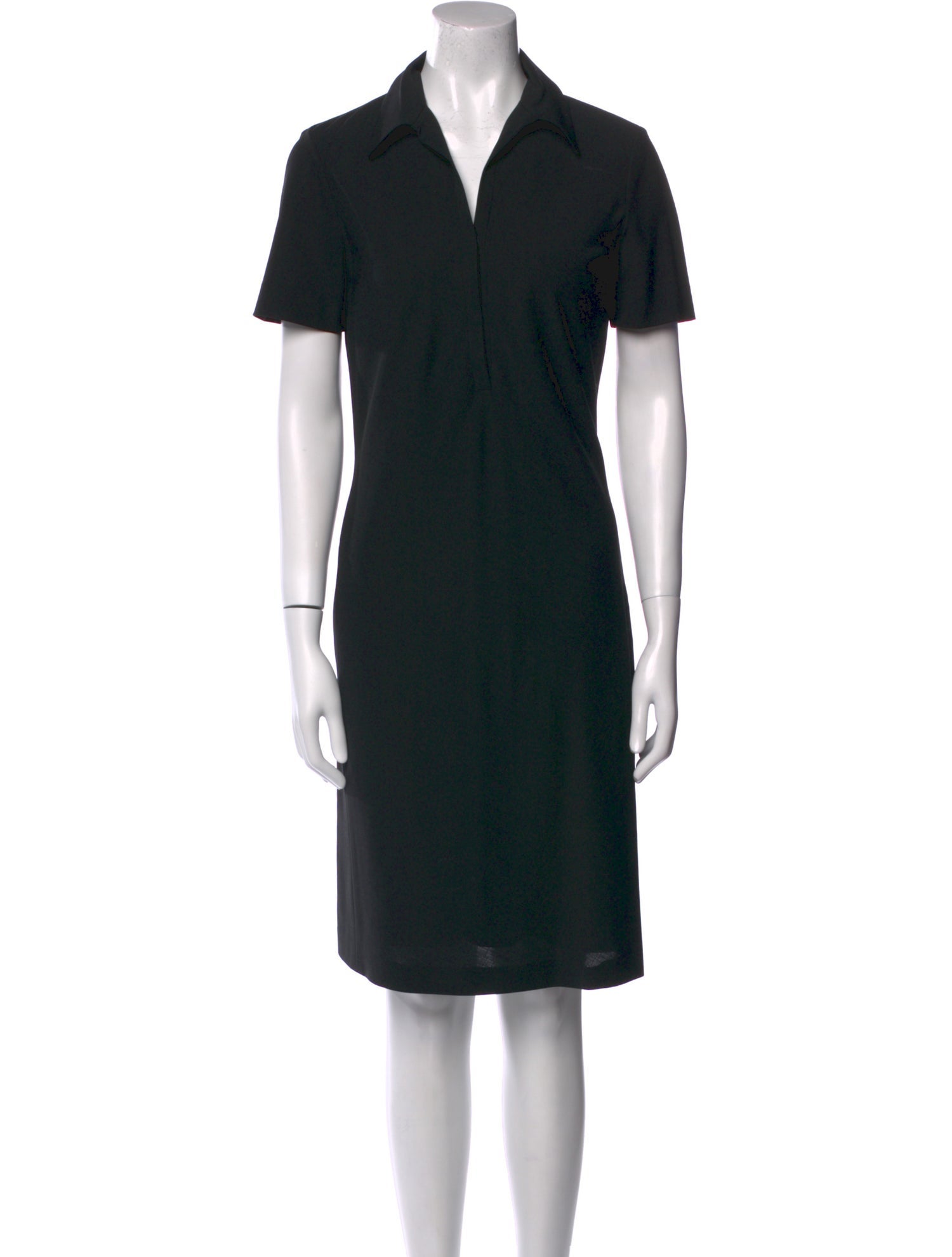 Jil Sander Wool Knee-Length Dress