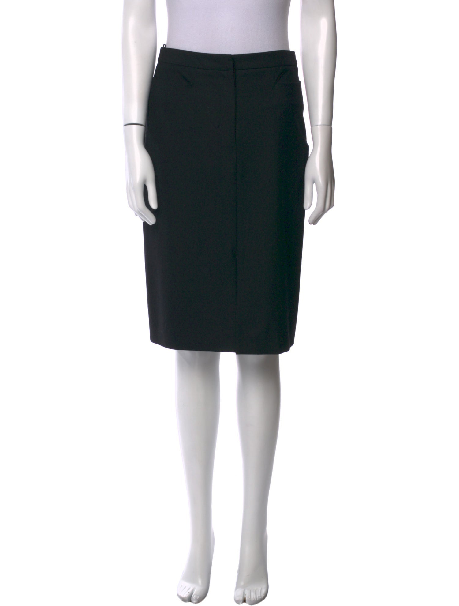 Jil Sander Virgin Wool Knee-Length Skirt