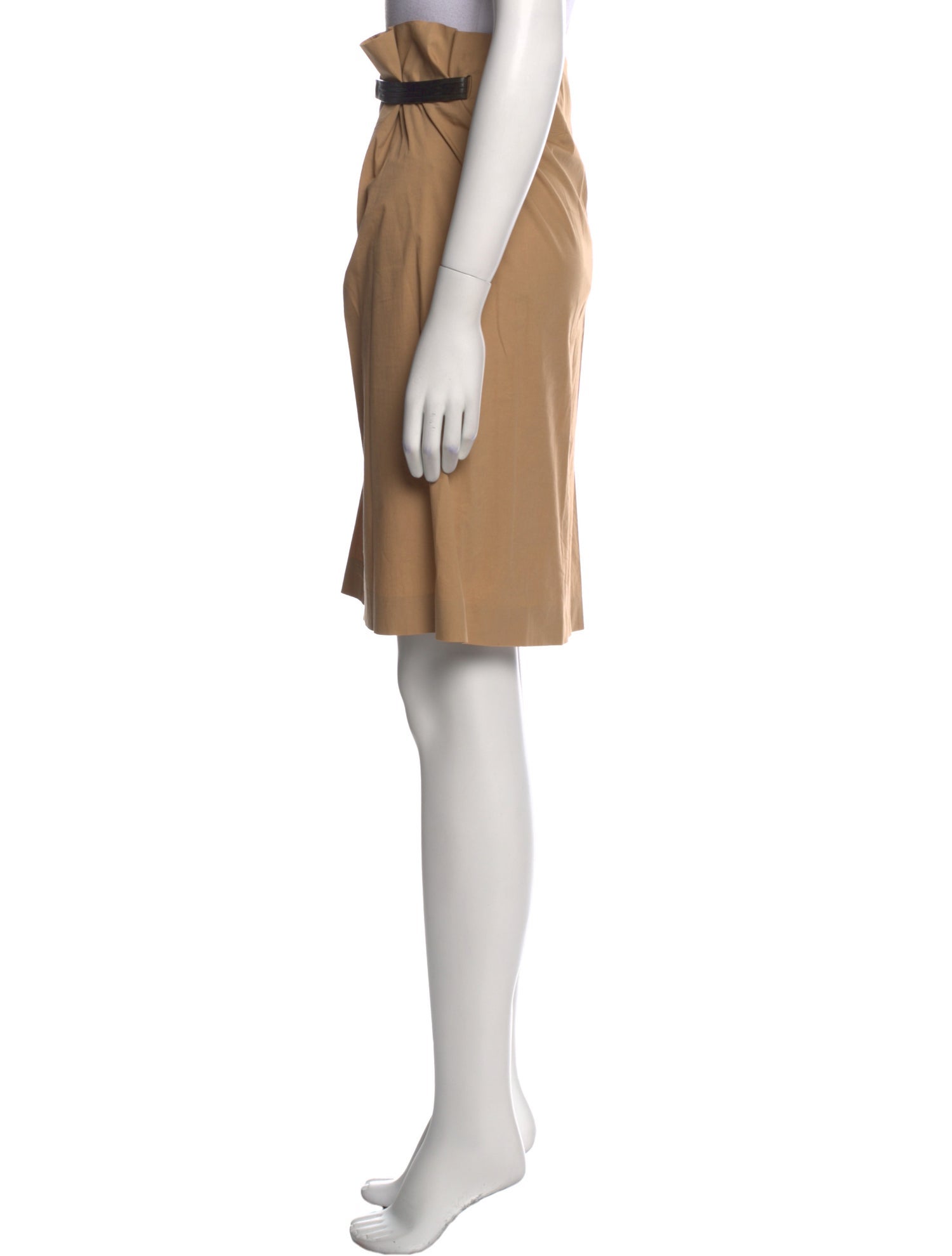 Jil Sander Pleated Accents Knee-Length Skirt