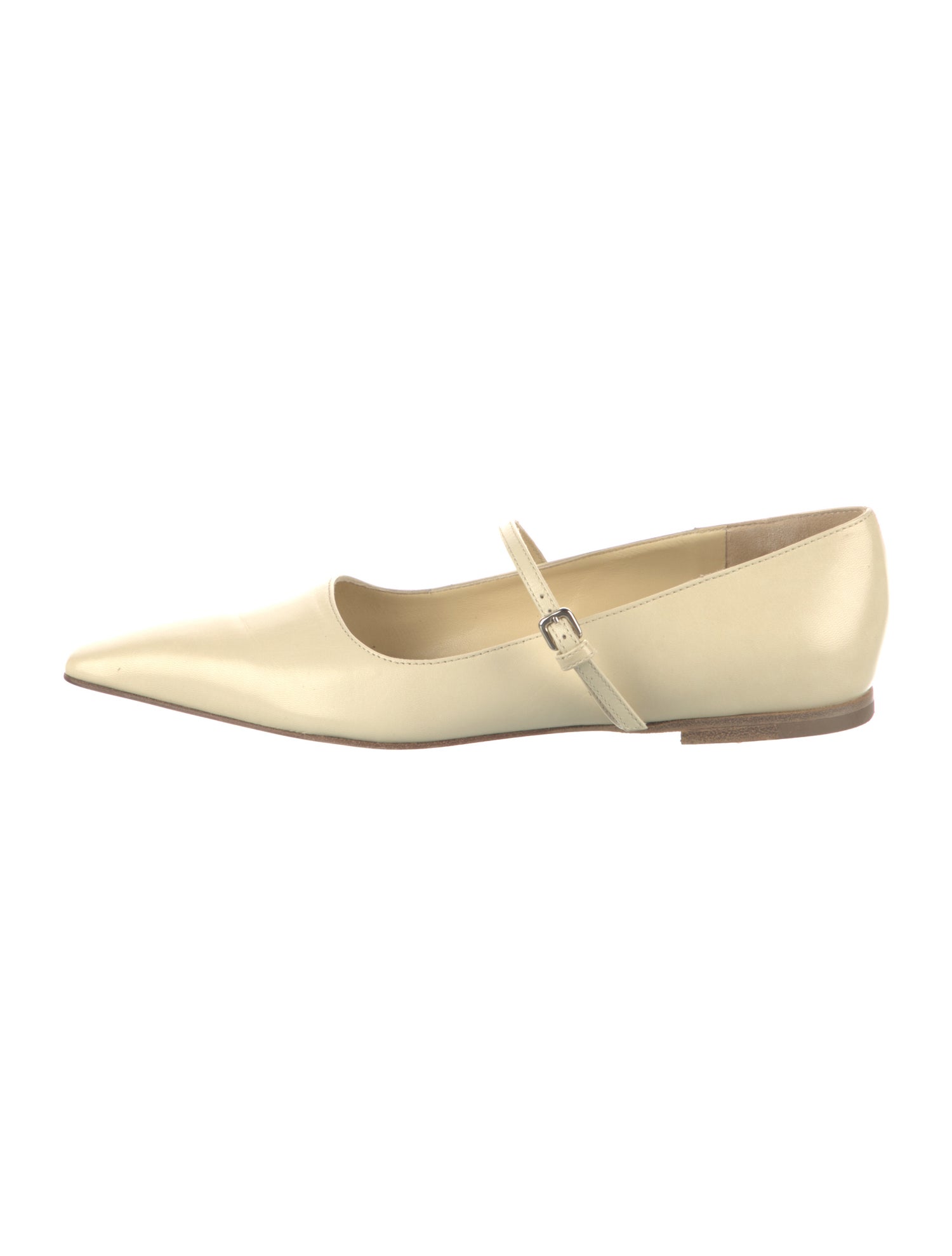 Jil Sander Leather Mary Jane Flats