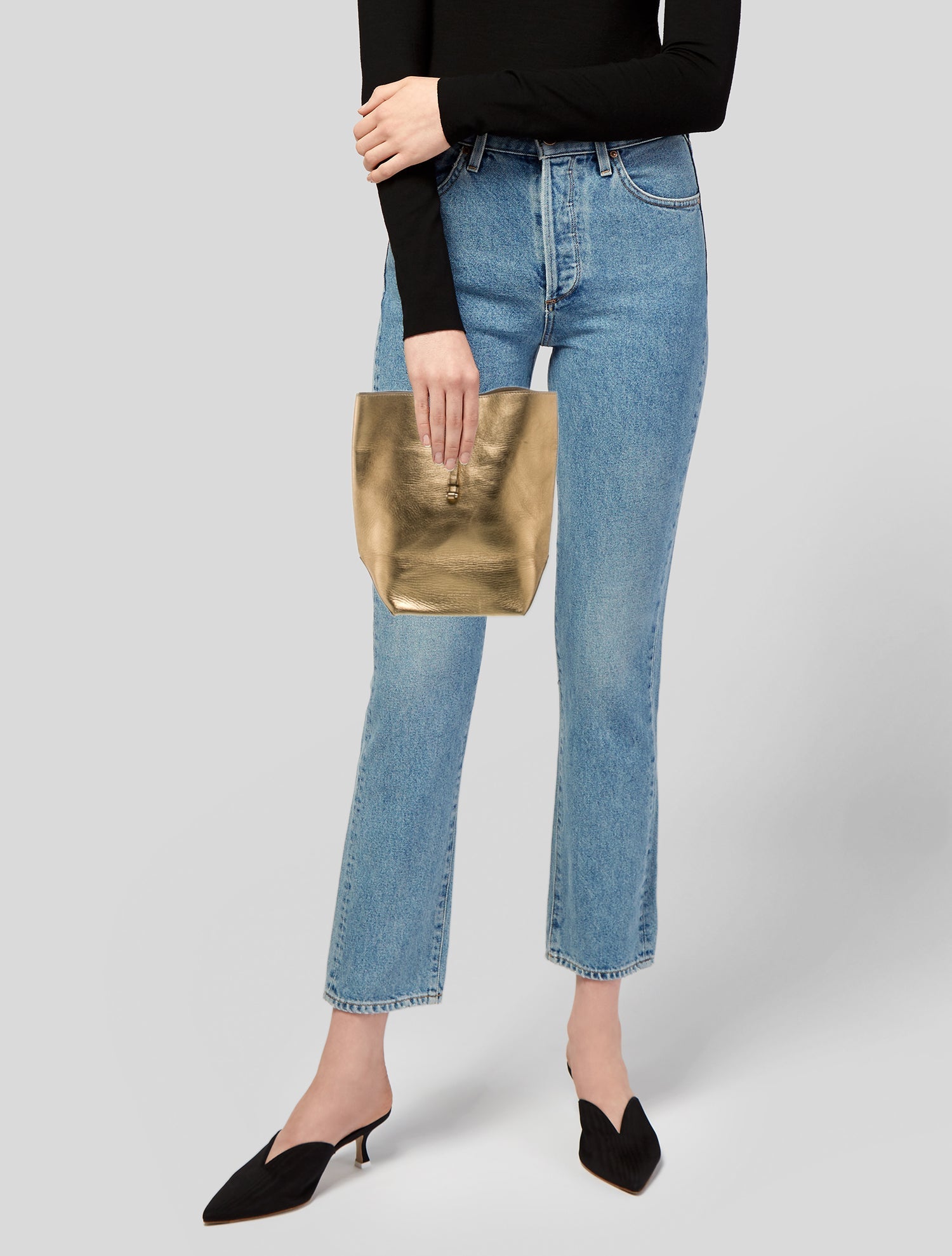 Jil Sander Leather Bucket Bag