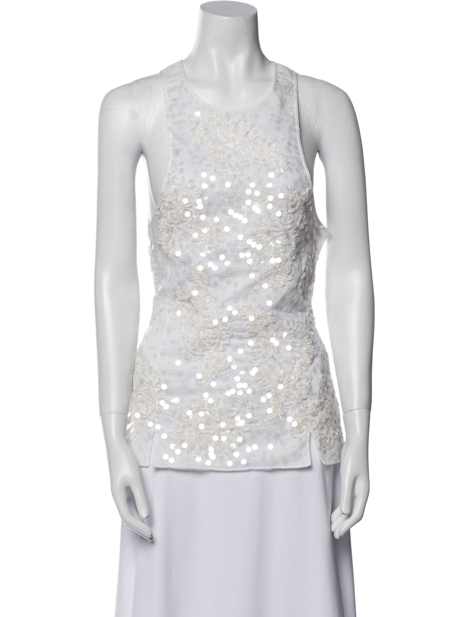 Jil Sander Printed Scoop Neck Top