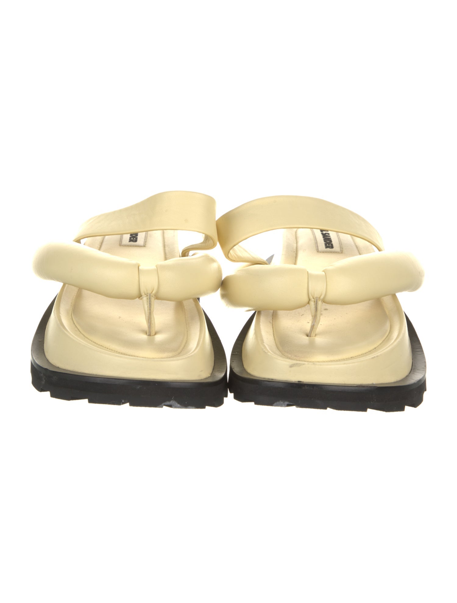 Jil Sander Leather Slides