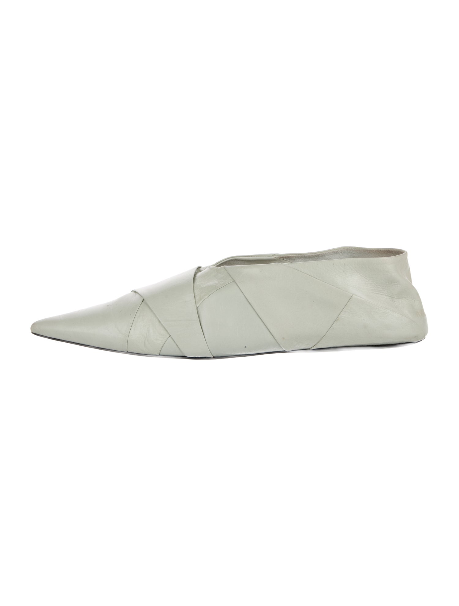 Jil Sander Leather Flats