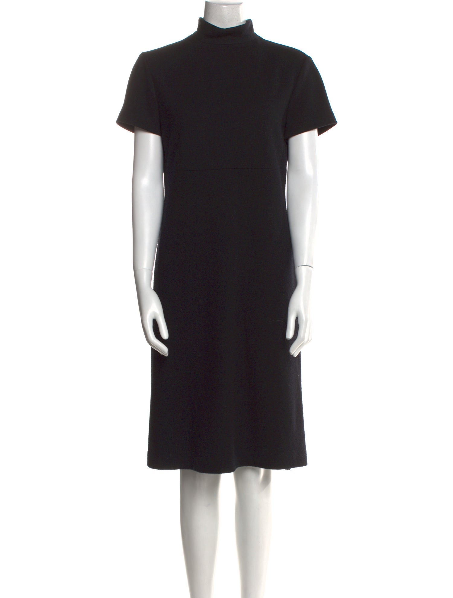 Jil Sander Virgin Wool Midi Length Dress