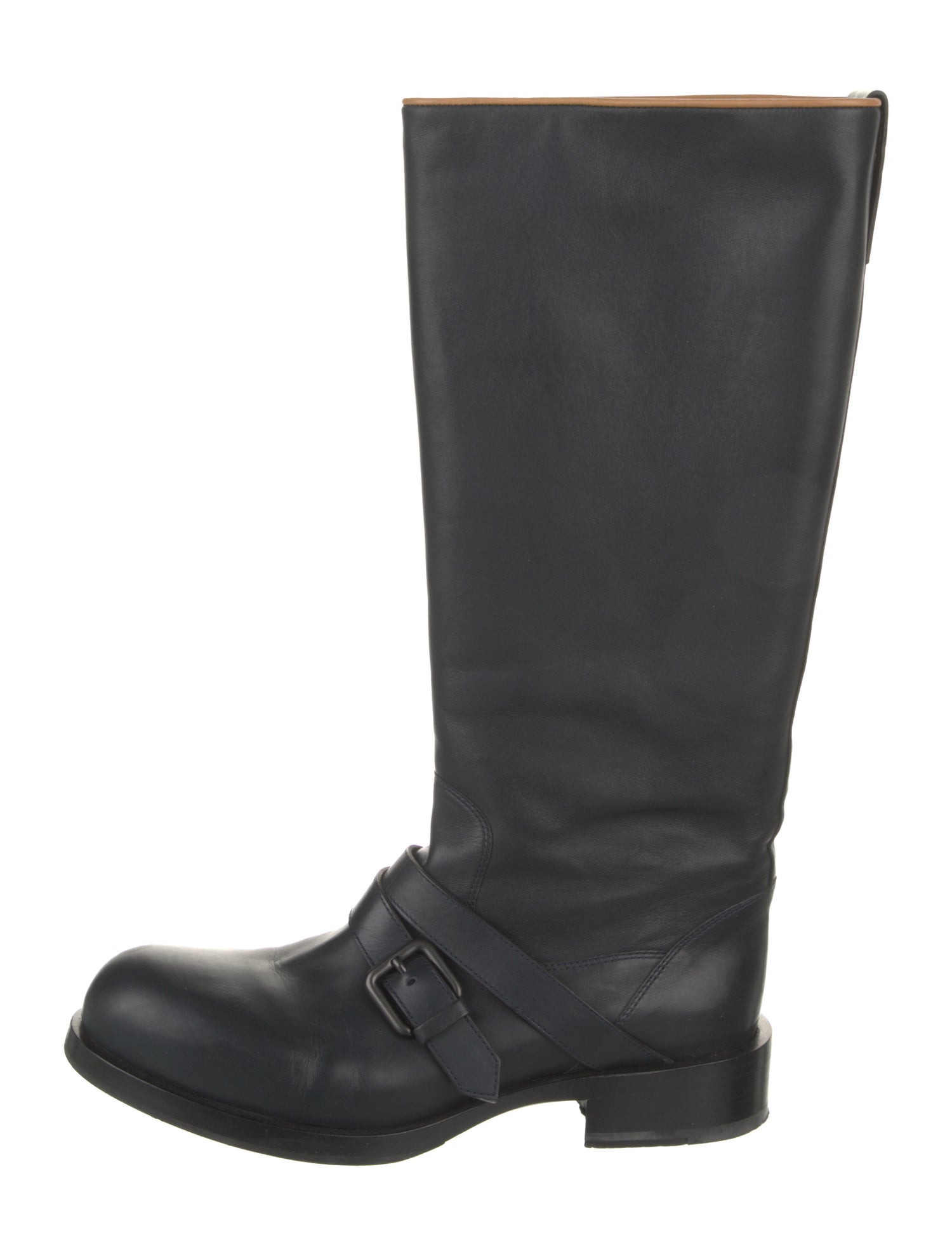 Jil Sander Leather Riding Boots