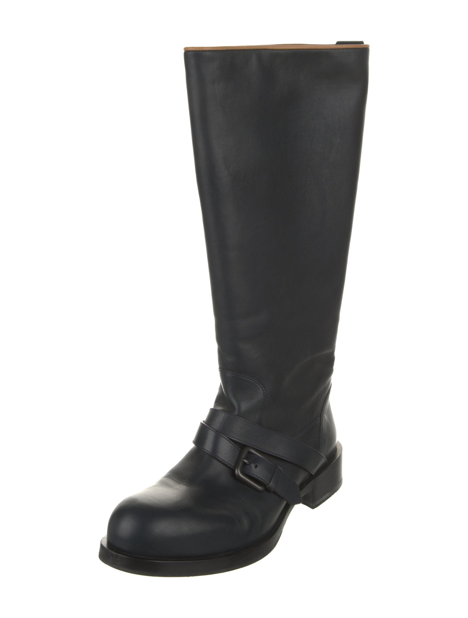 Jil Sander Leather Riding Boots