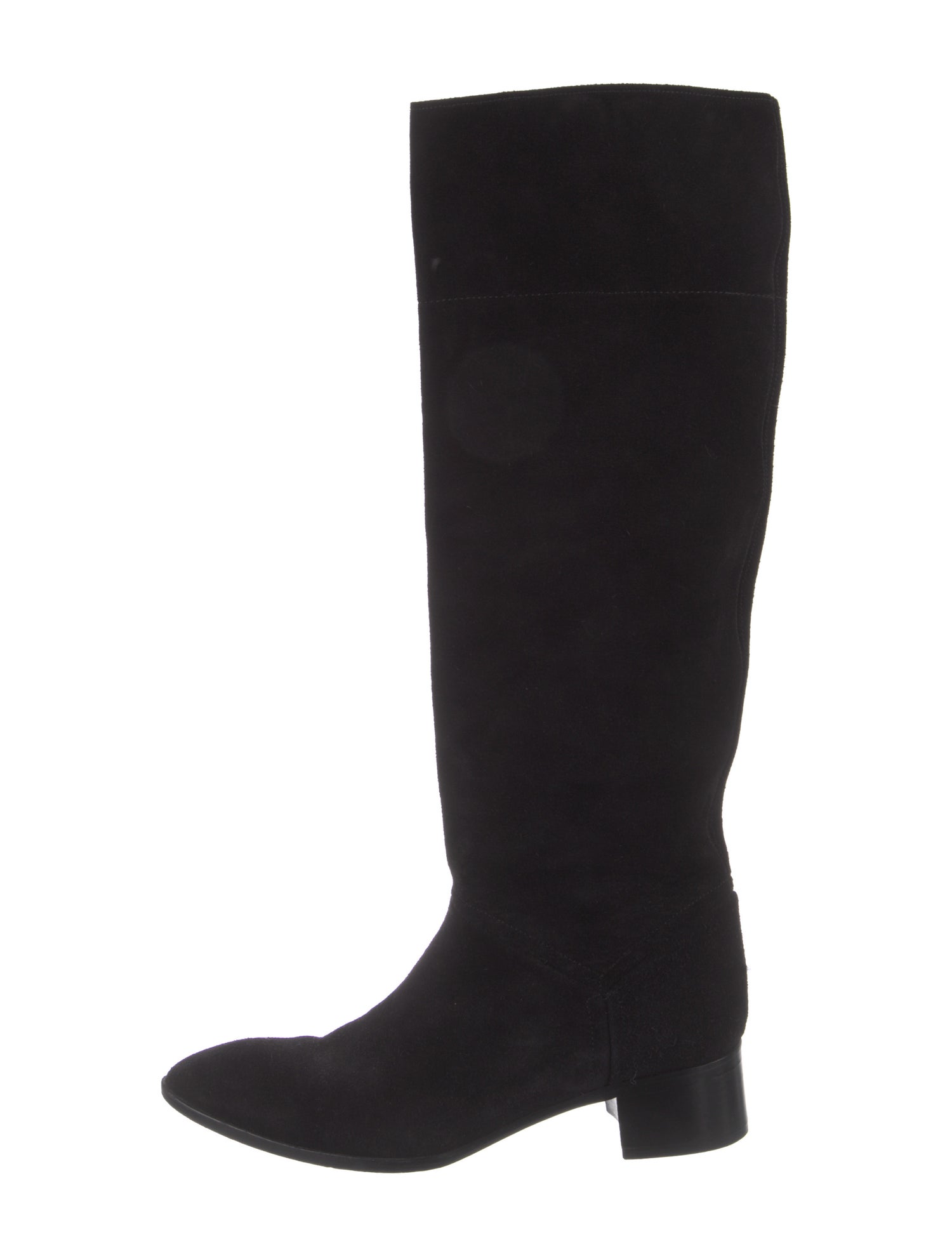 Jil Sander Suede Riding Boots