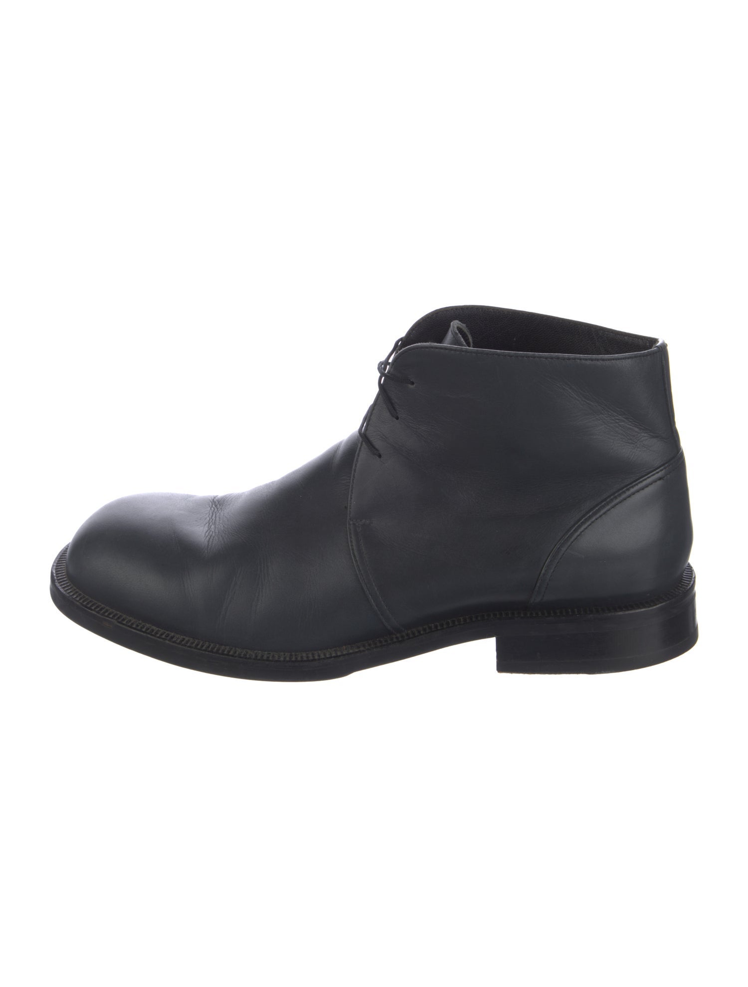 Jil Sander Leather Lace-Up Boots