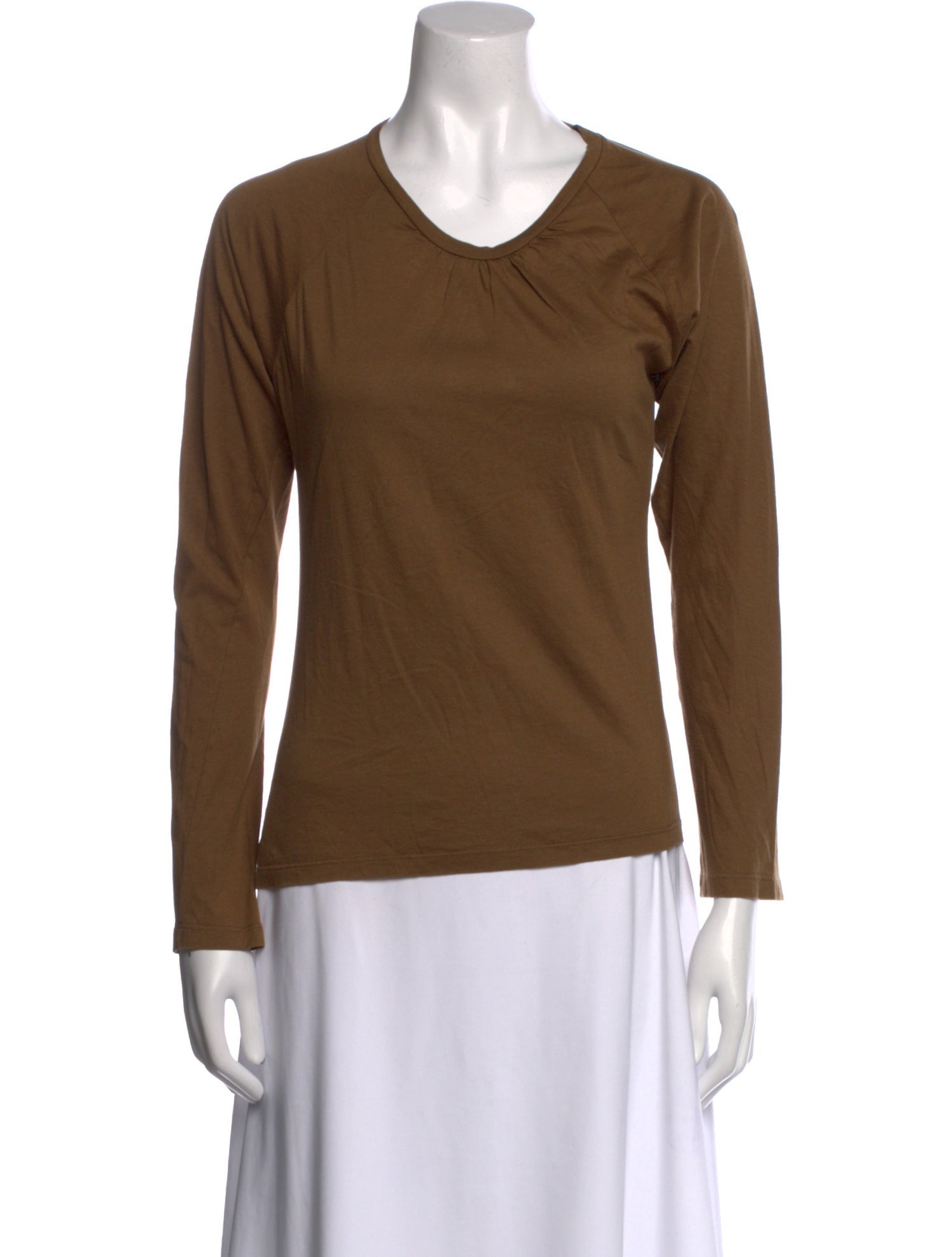Jil Sander V-Neck Long Sleeve Top