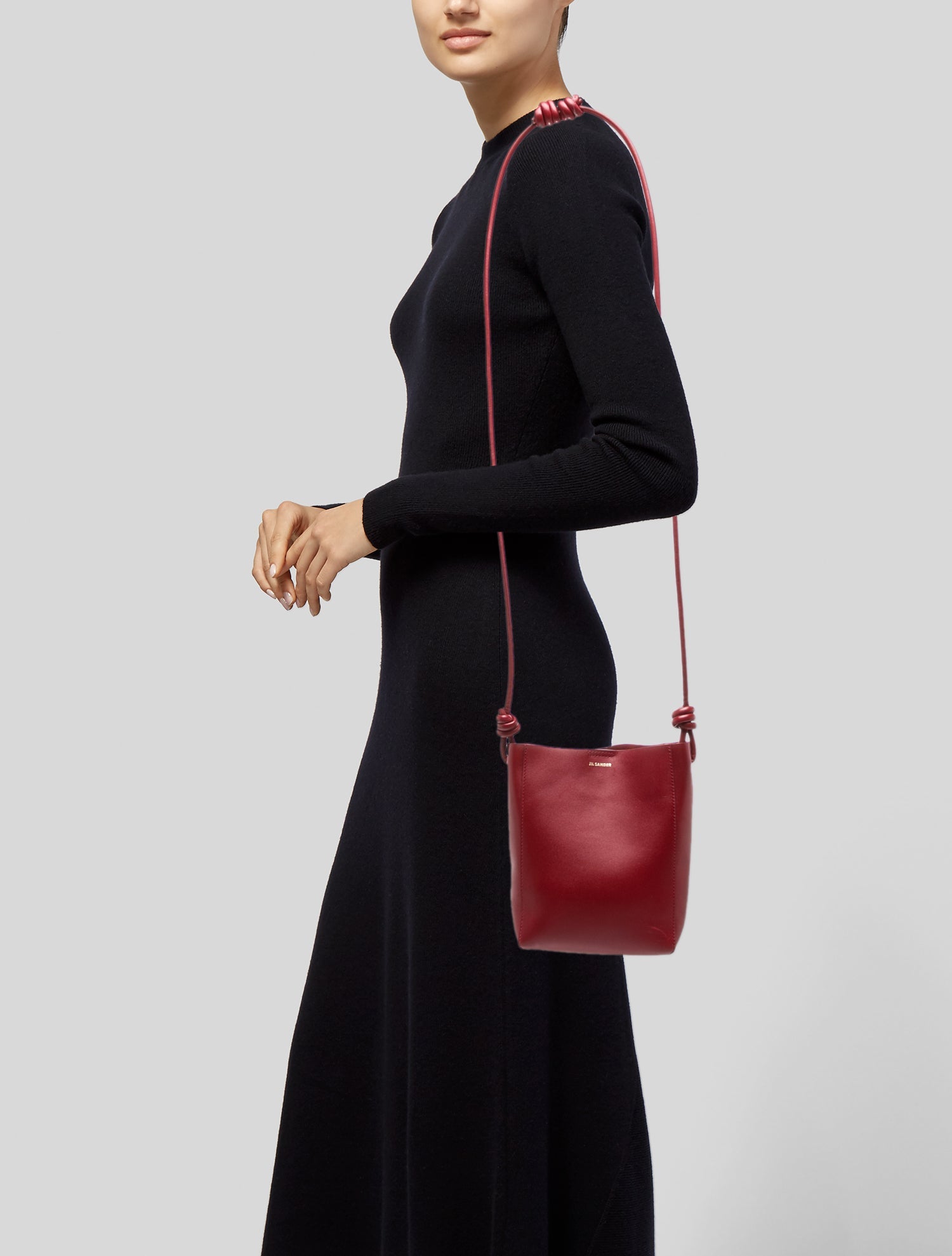 Jil Sander Leather Bucket Bag