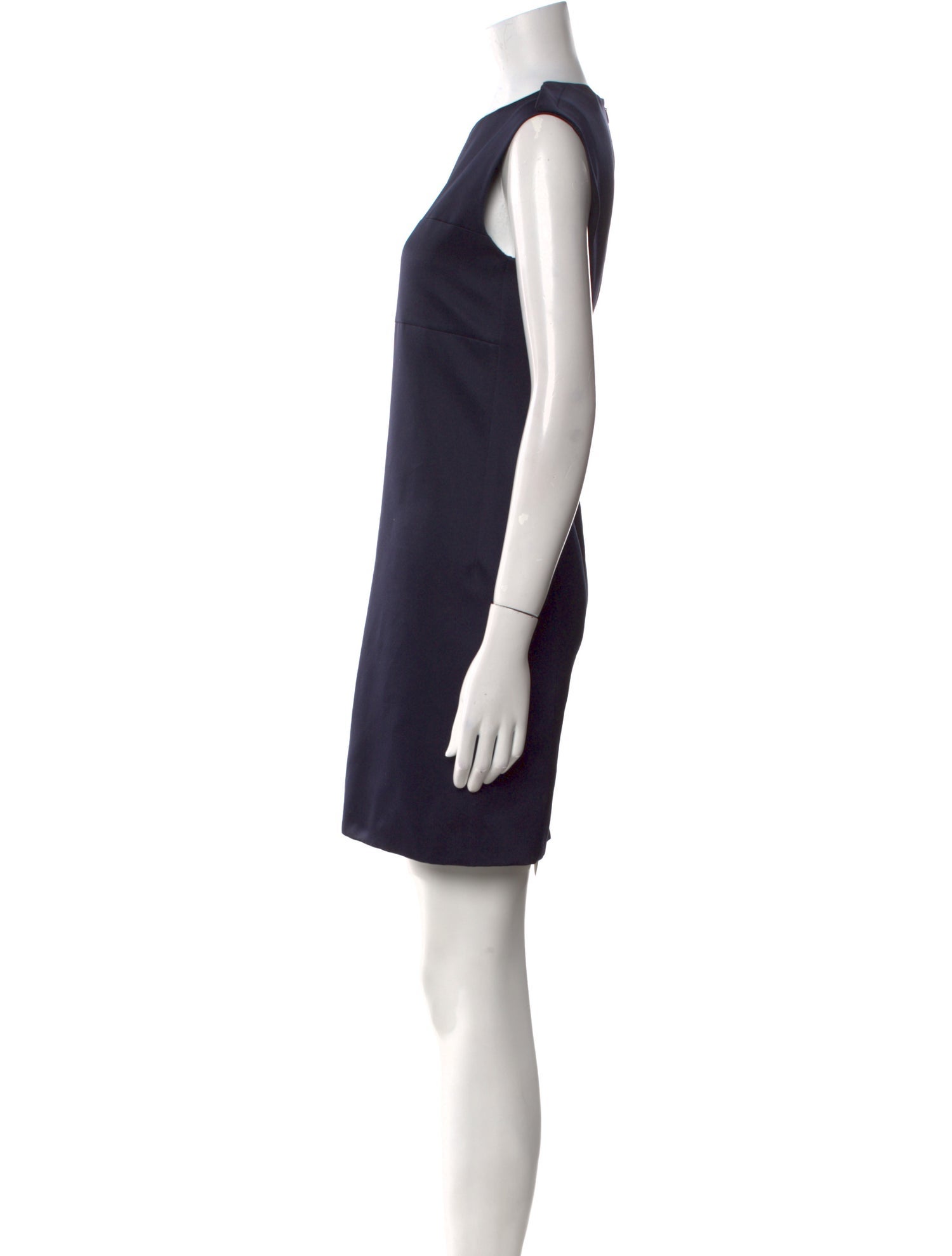 Jil Sander V-Neck Mini Dress