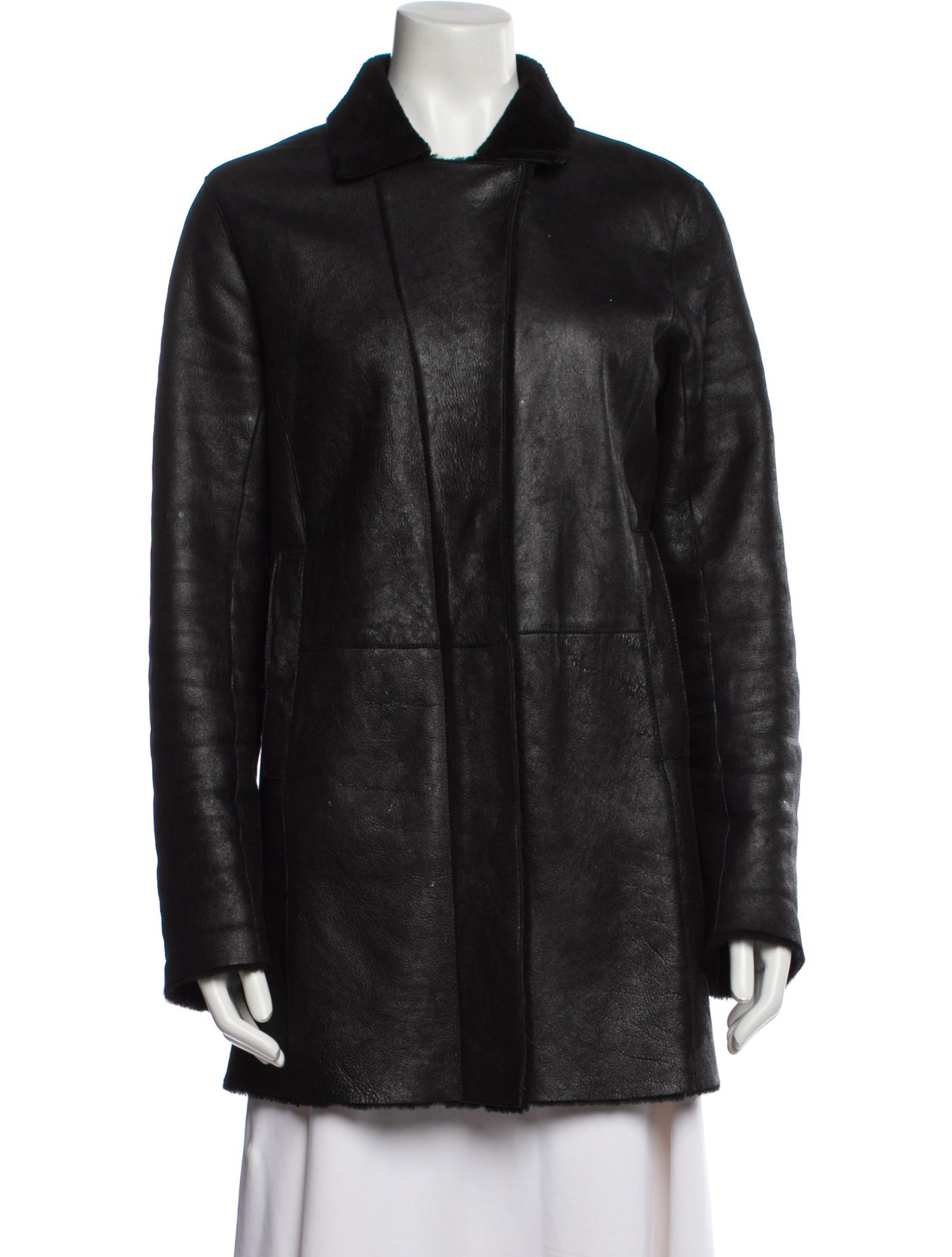 Jil Sander Leather Fur Jacket