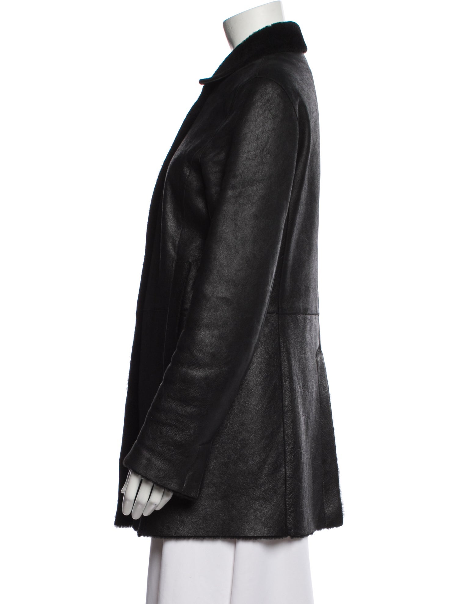 Jil Sander Leather Fur Jacket