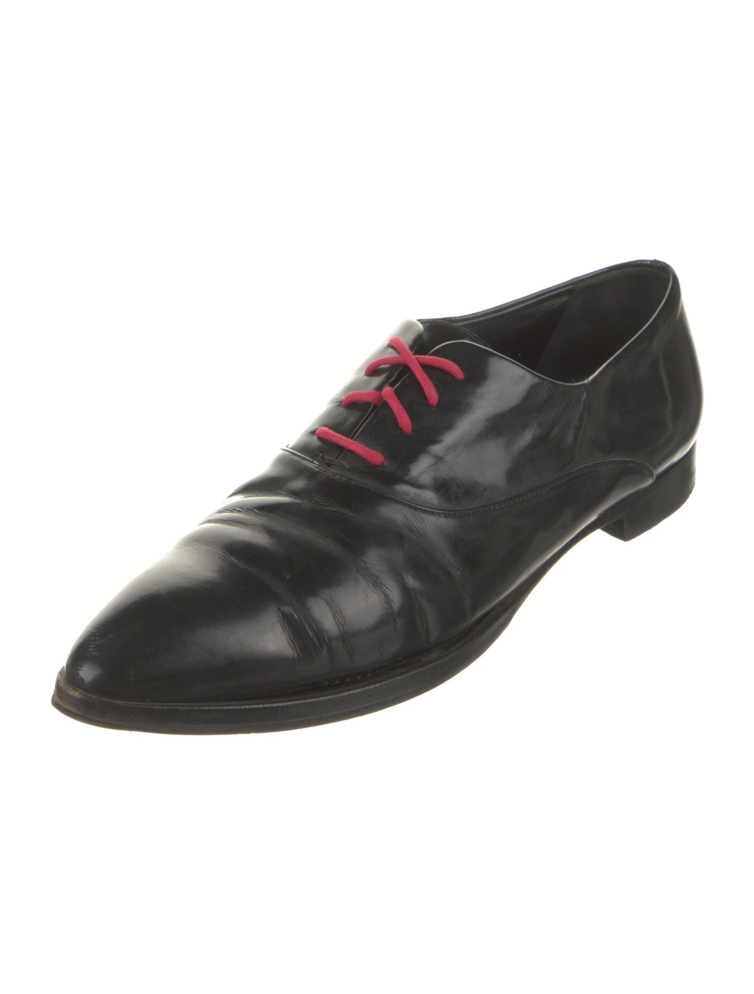 Jil Sander Patent Leather Oxfords