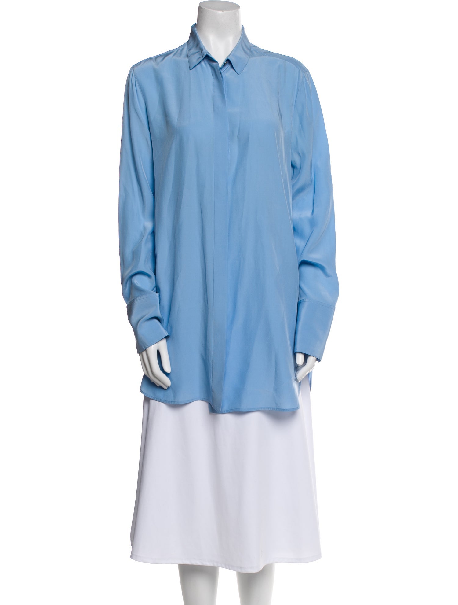 Jil Sander Silk Long Sleeve Tunic