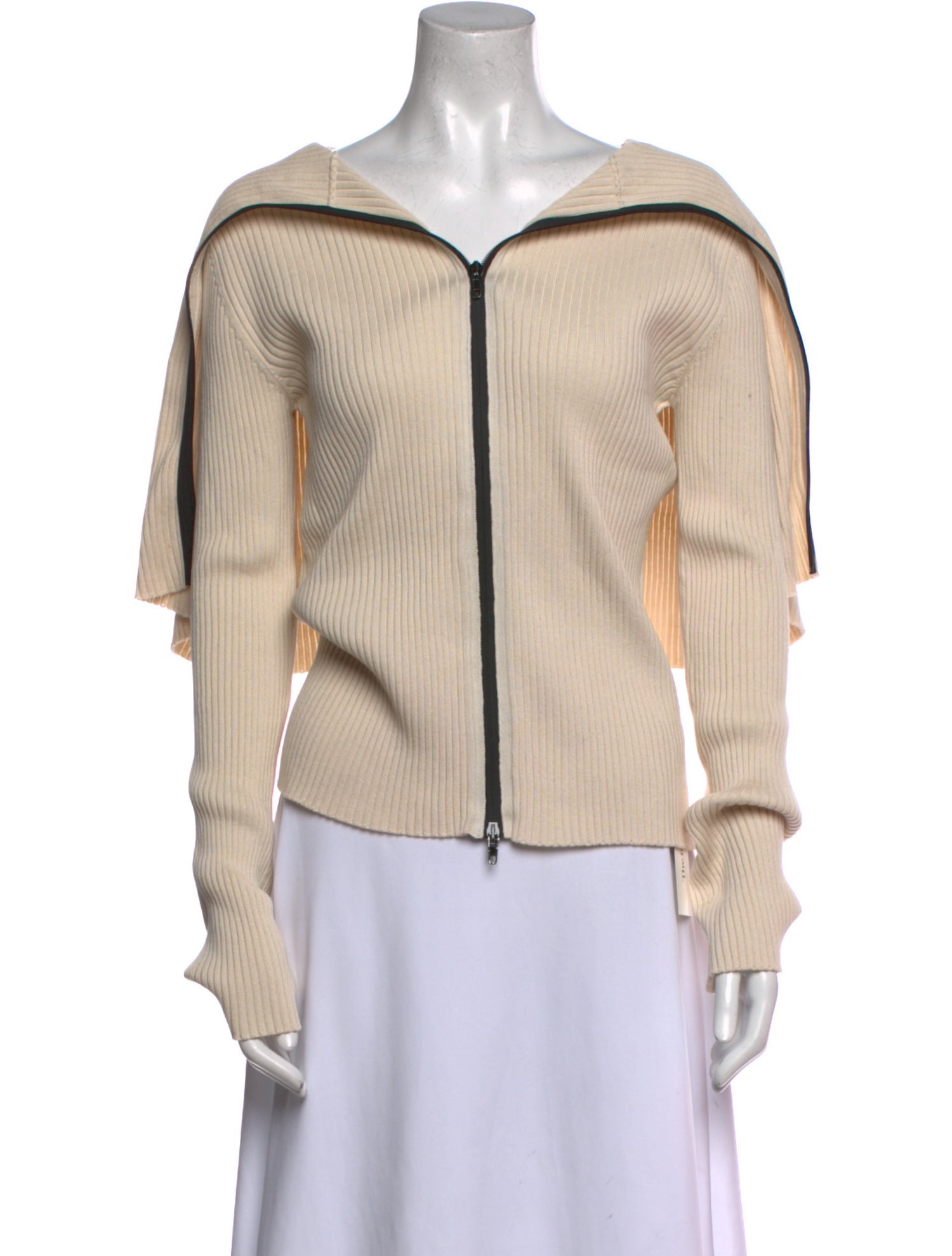 Jil Sander Off-The-Shoulder Long Sleeve Sweatshirt