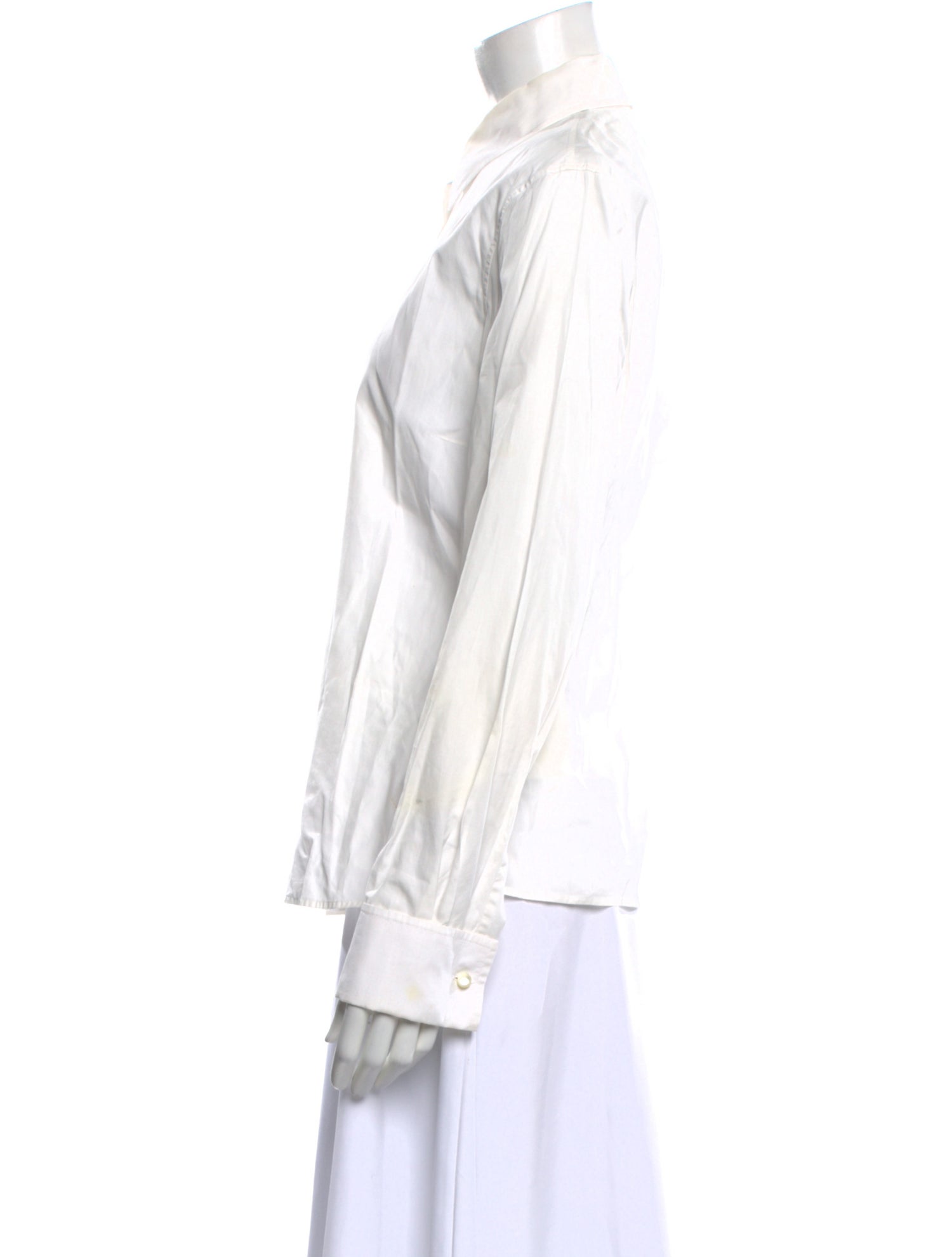 Jil Sander Long Sleeve Button-Up Top