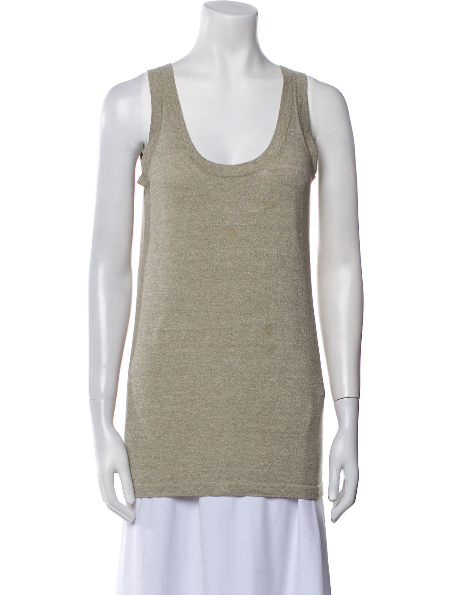 Jil Sander Scoop Neck Sleeveless Top