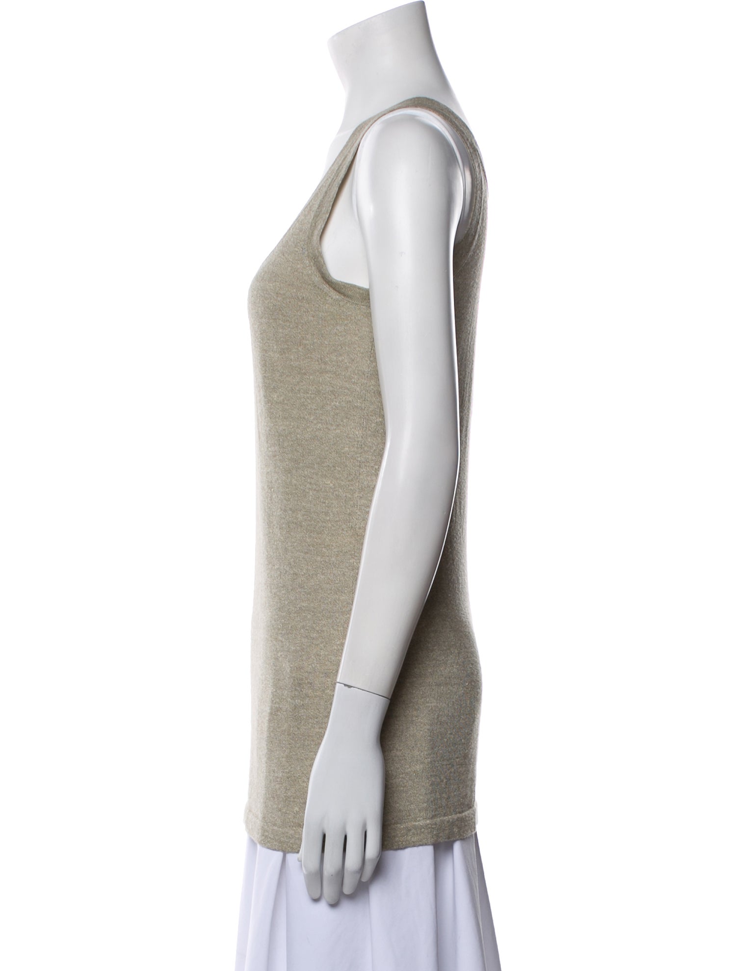 Jil Sander Scoop Neck Sleeveless Top