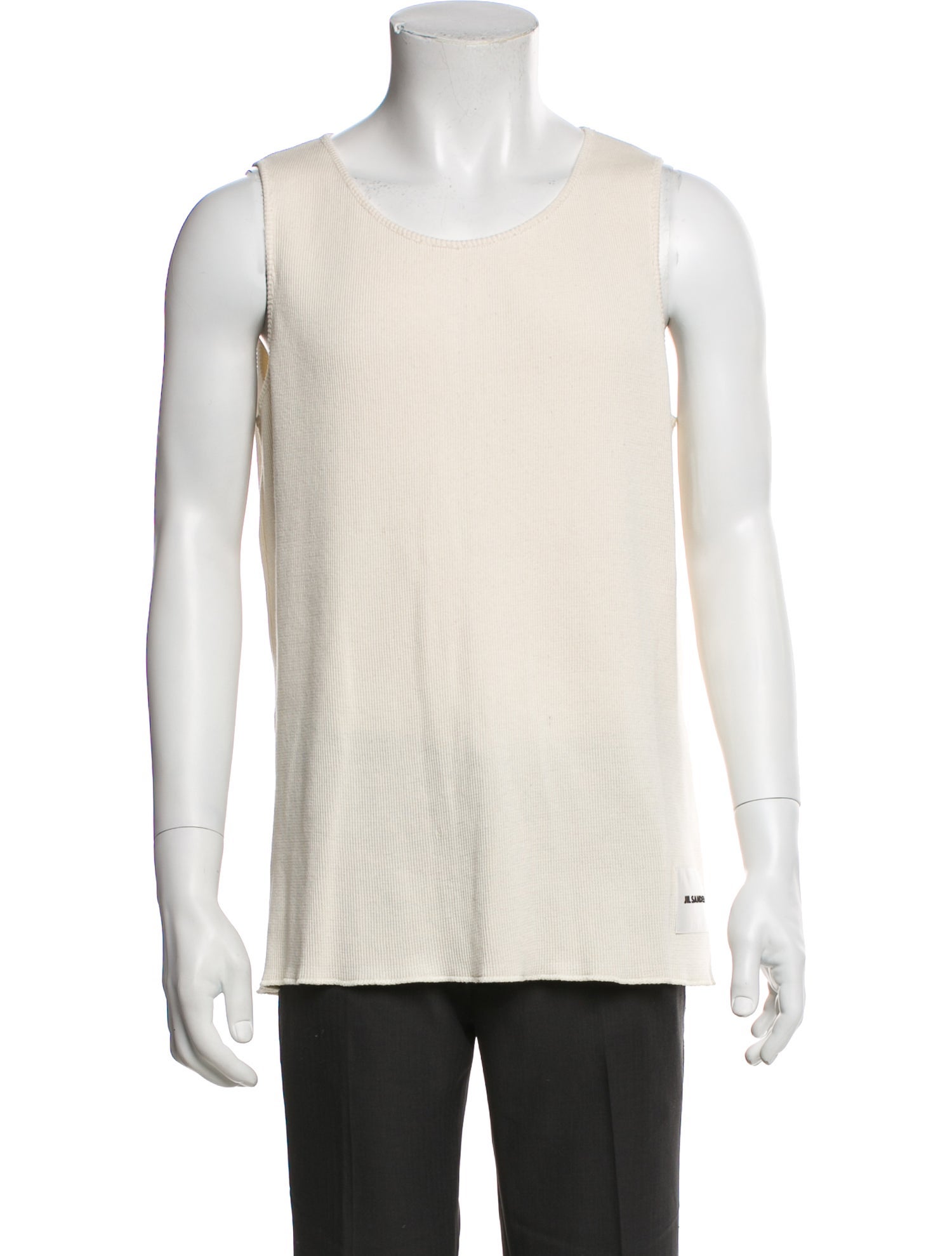 Jil Sander Scoop Neck Sleeveless T-Shirt
