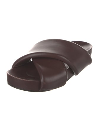 Jil Sander Leather Slides