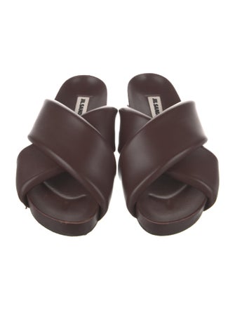 Jil Sander Leather Slides