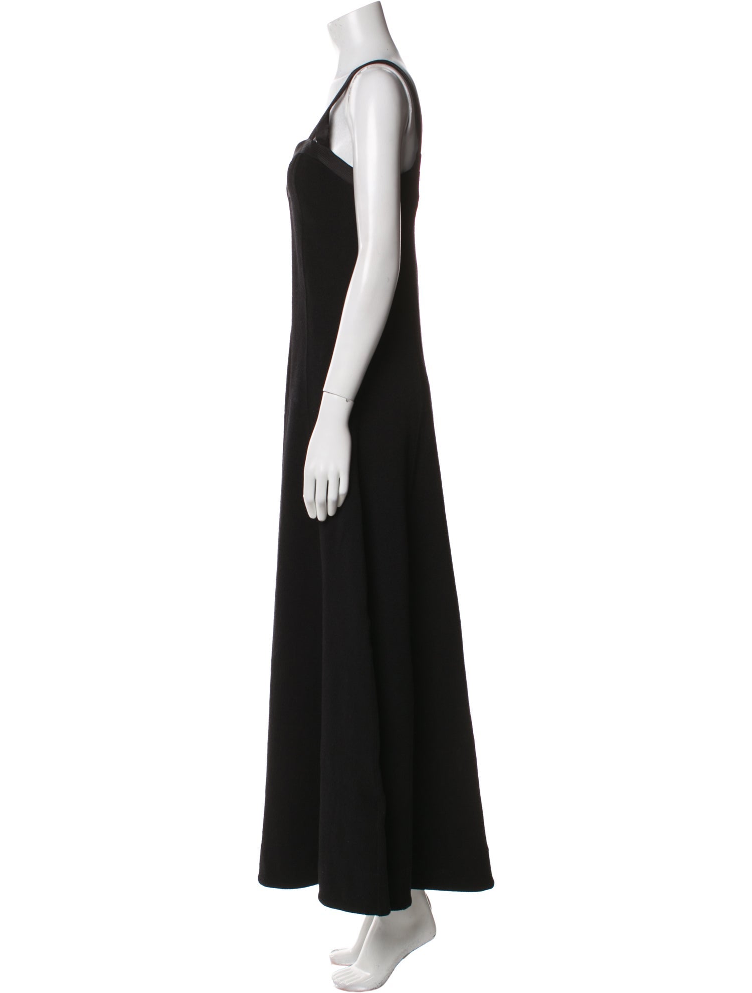 Jil Sander Square Neckline Long Dress