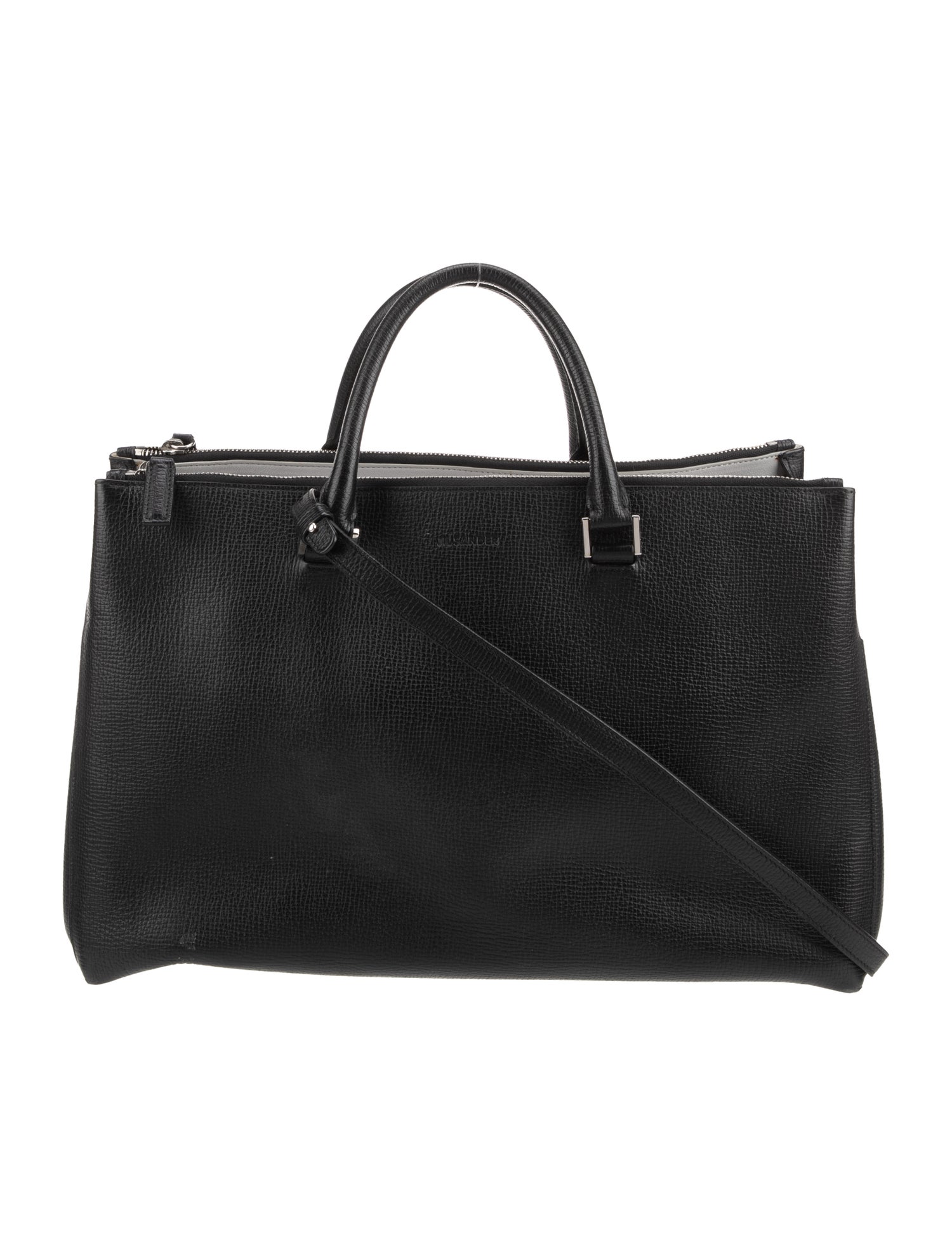 Jil Sander Leather Top Handle Bag