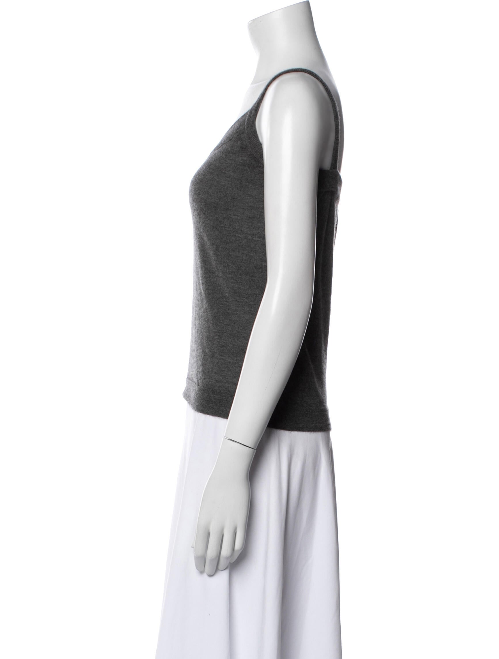 Jil Sander Cashmere V-Neck Top
