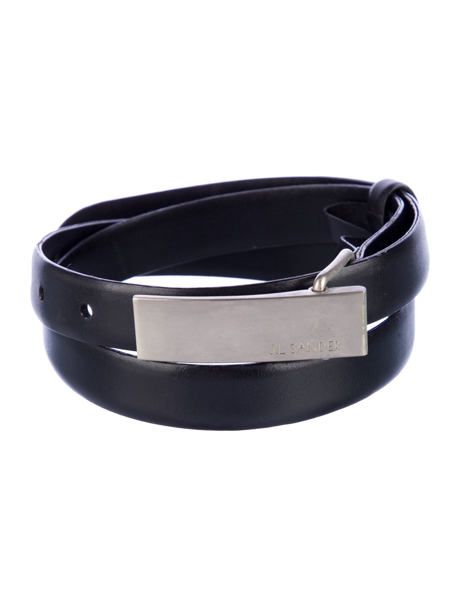 Jil Sander Skinny Leather Belt
