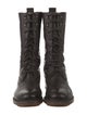 Jil Sander Leather Combat Boots
