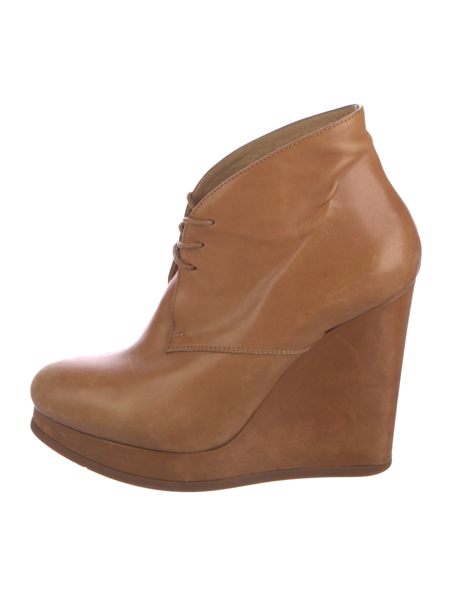 Jil Sander Leather Lace-Up Boots