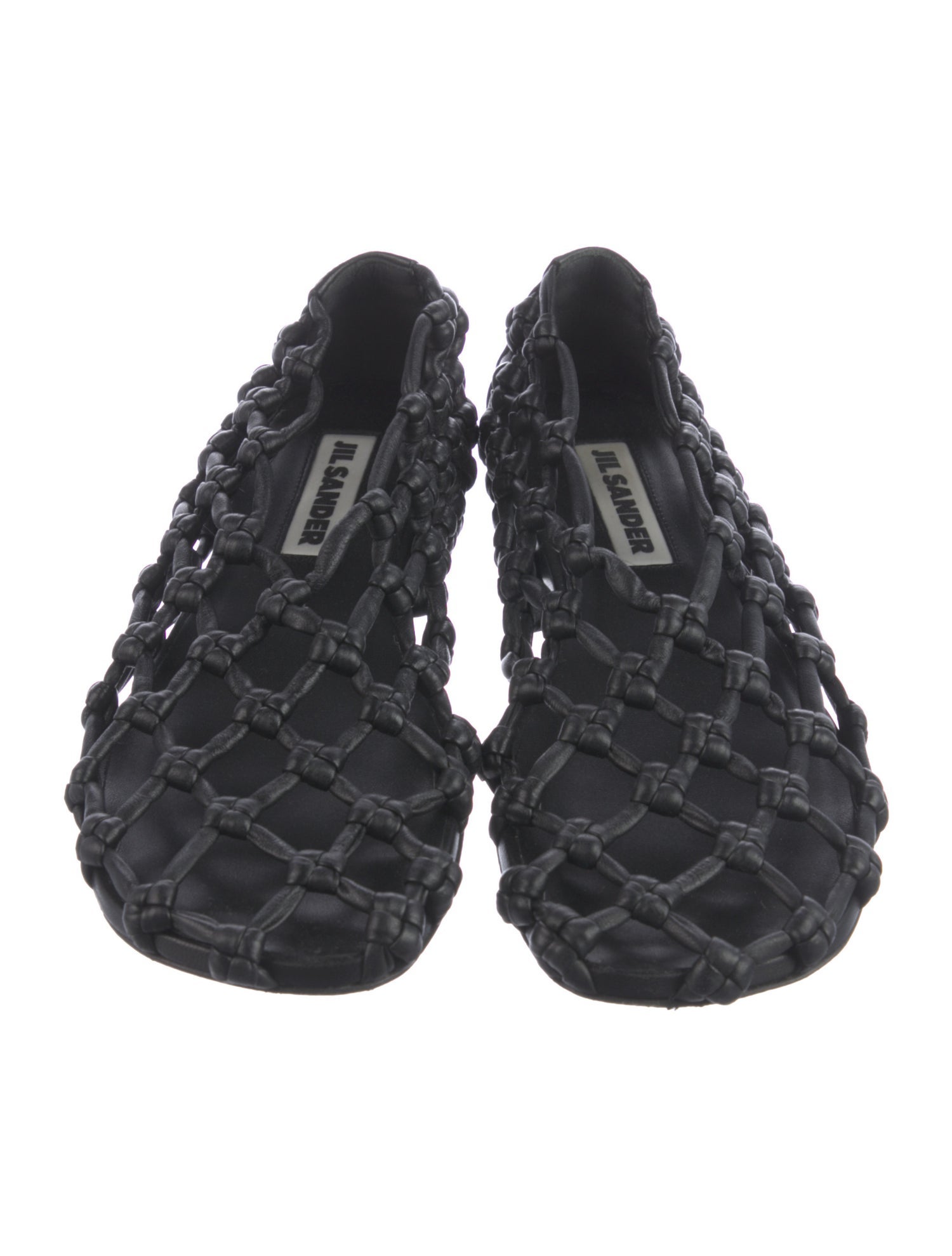 Jil Sander Leather Printed Flats