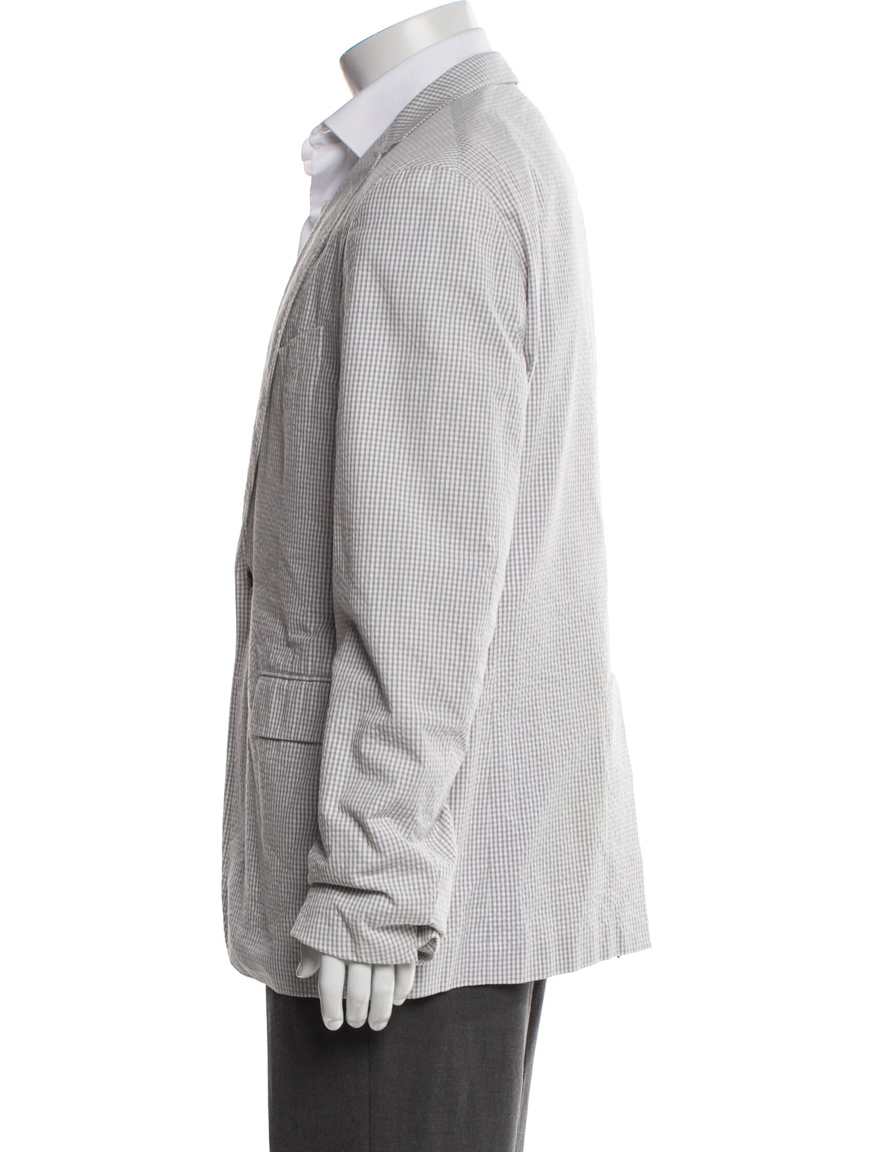 Jil Sander Plaid Print Blazer