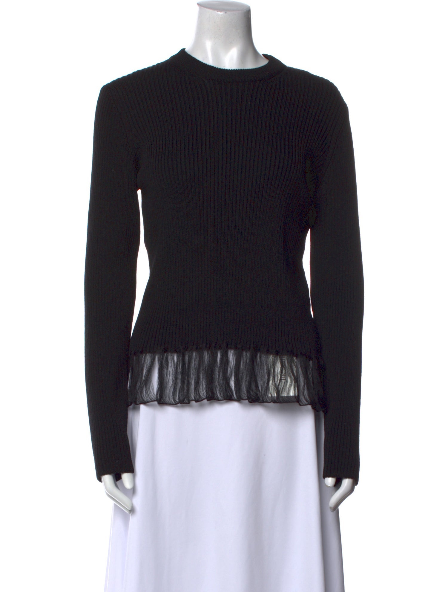 Jil Sander Virgin Wool Crew Neck Sweater