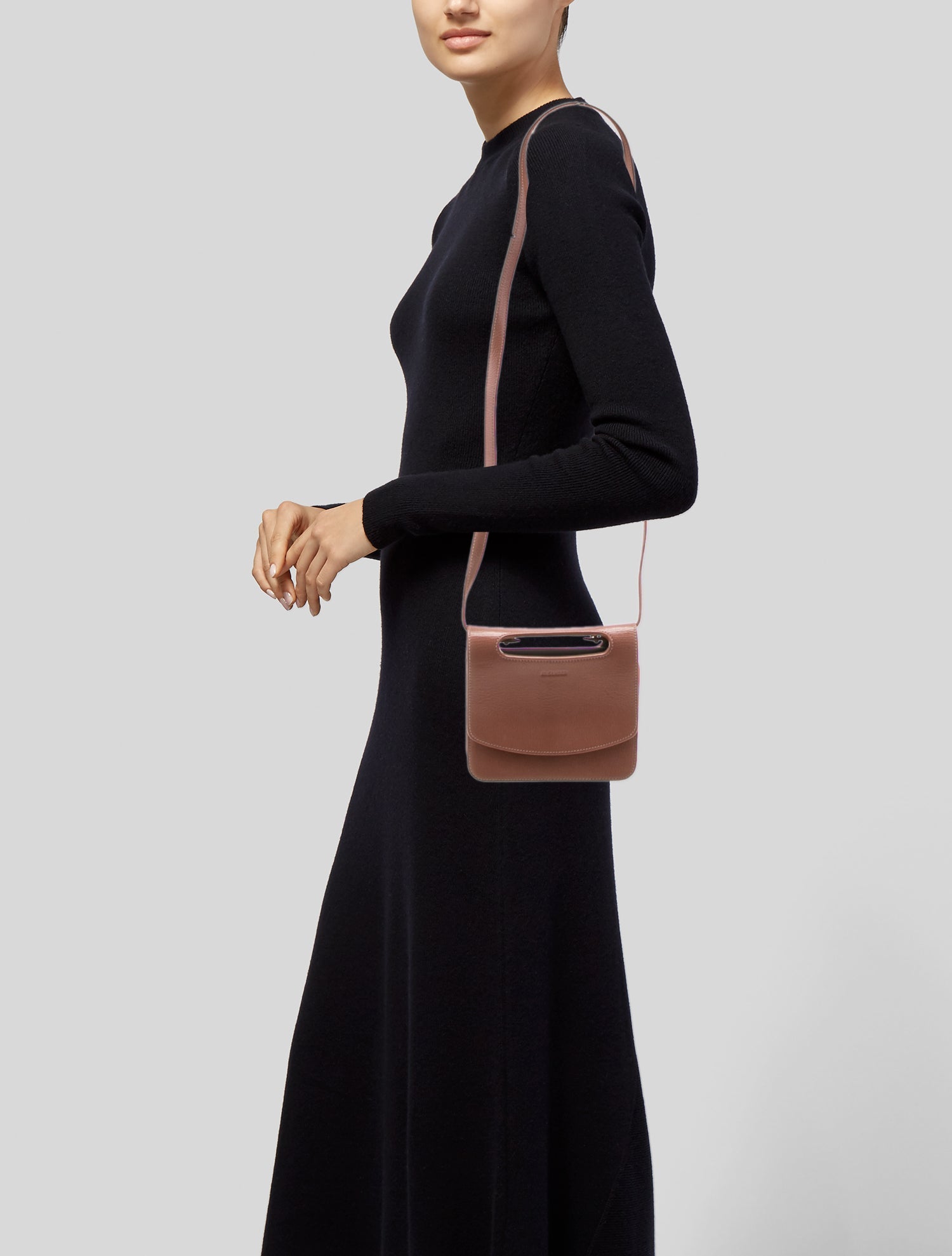 Jil Sander Leather Crossbody Bag