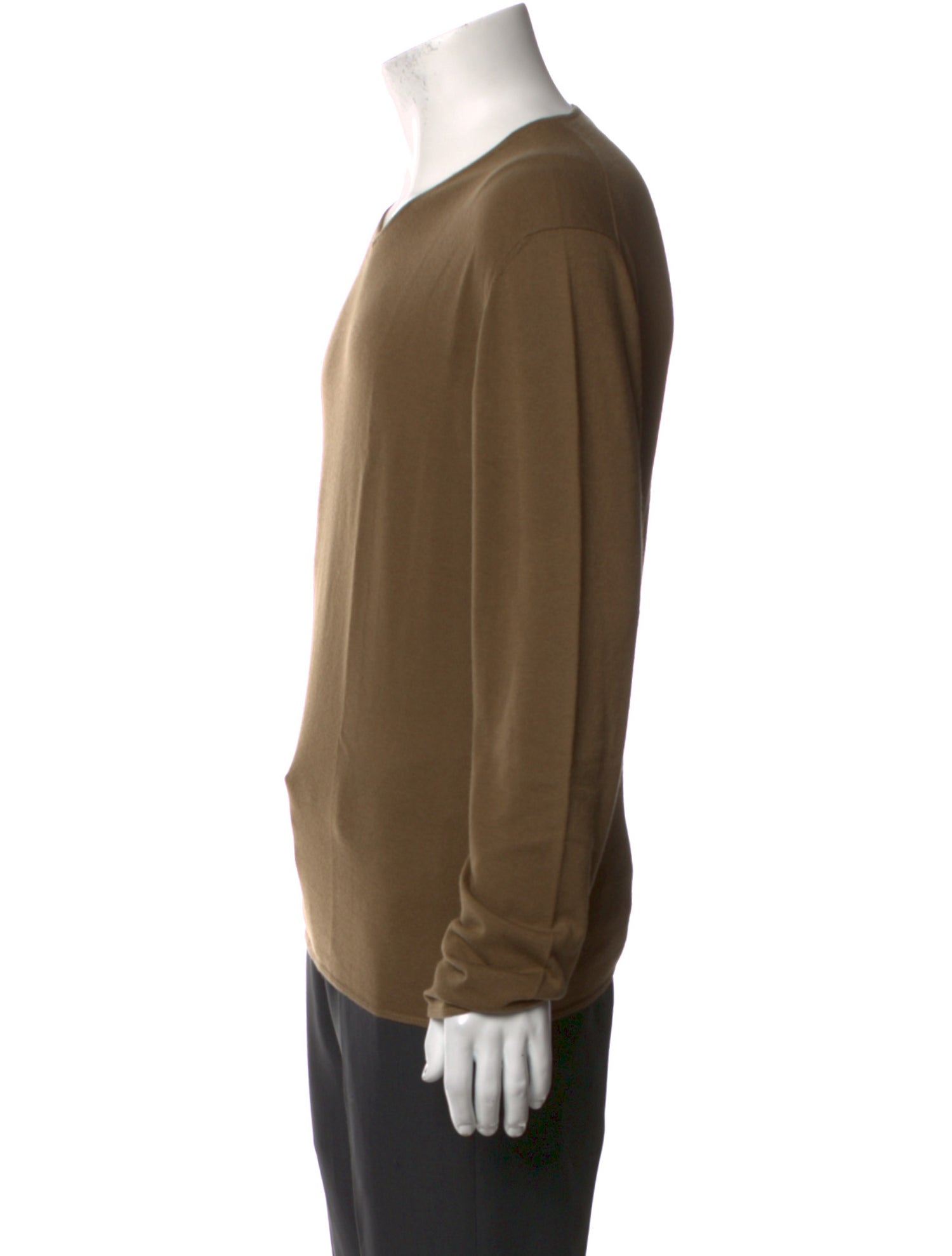Jil Sander V-Neck Long Sleeve Pullover