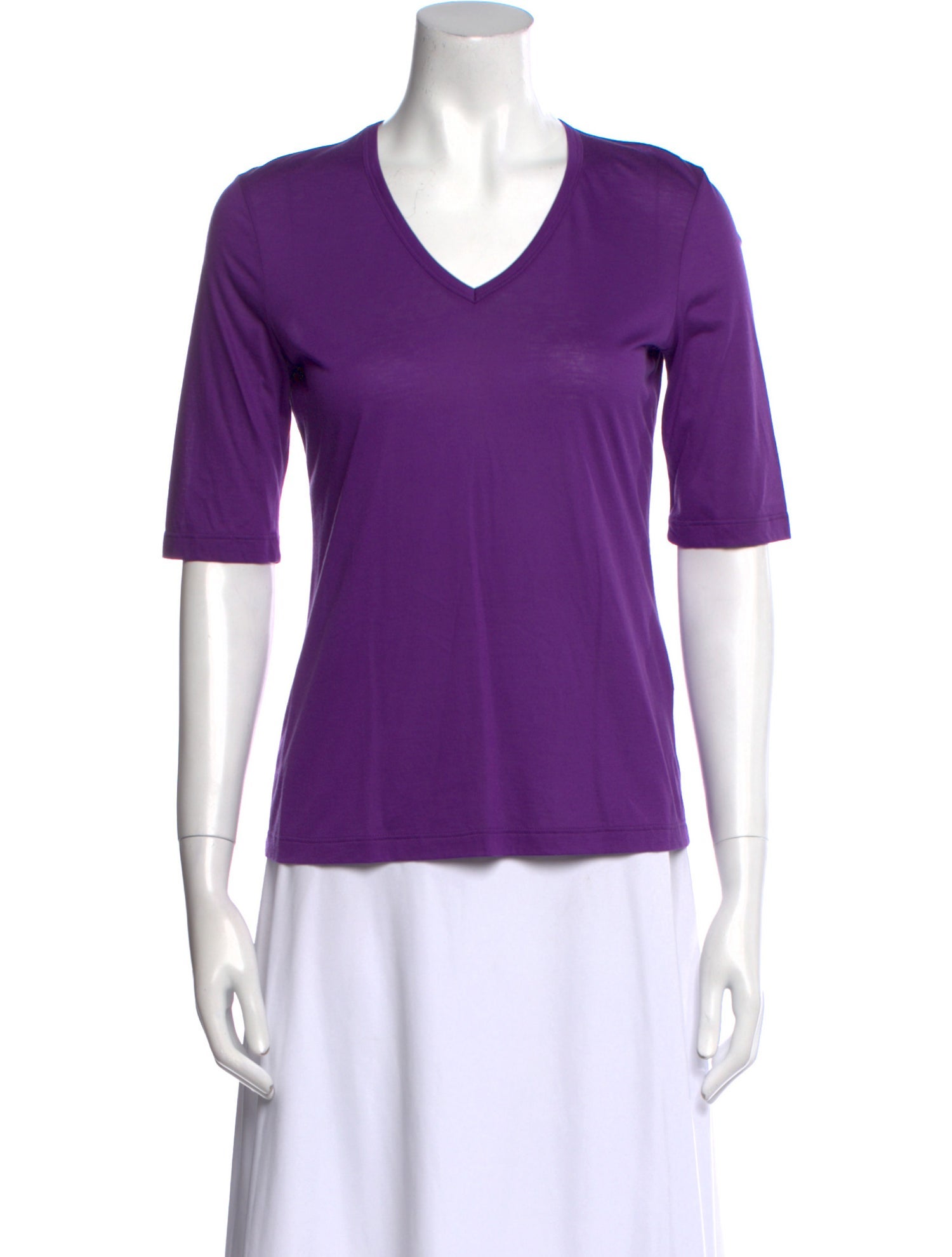 Jil Sander V-Neck Short Sleeve T-Shirt