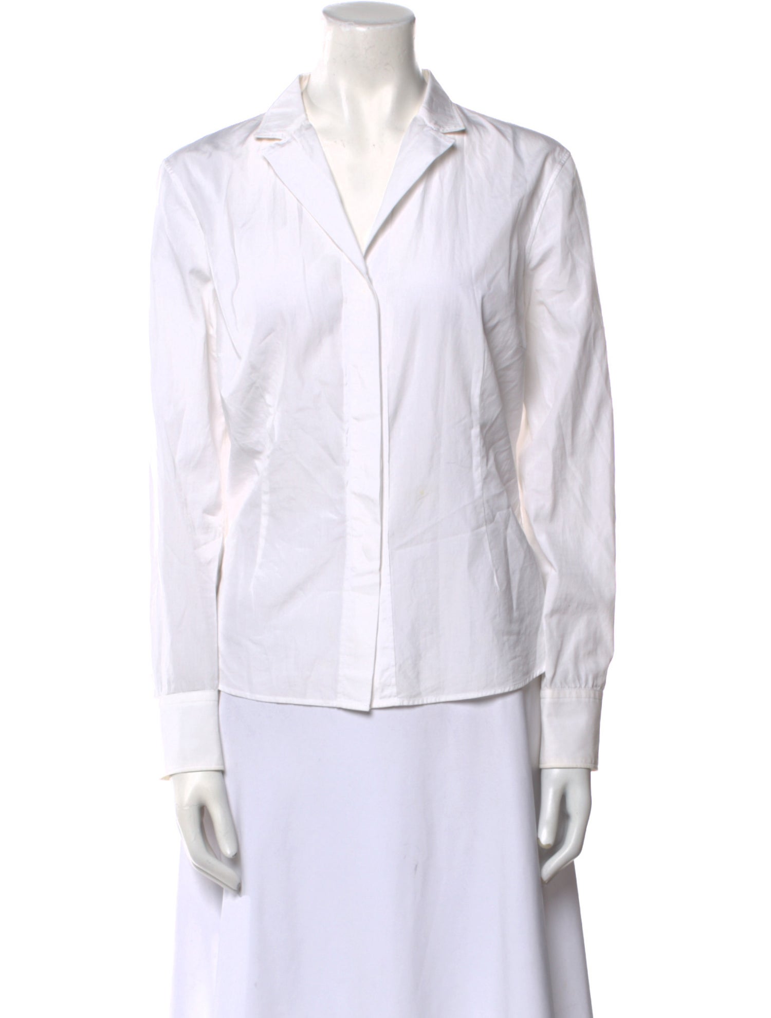 Jil Sander Long Sleeve Button-Up Top