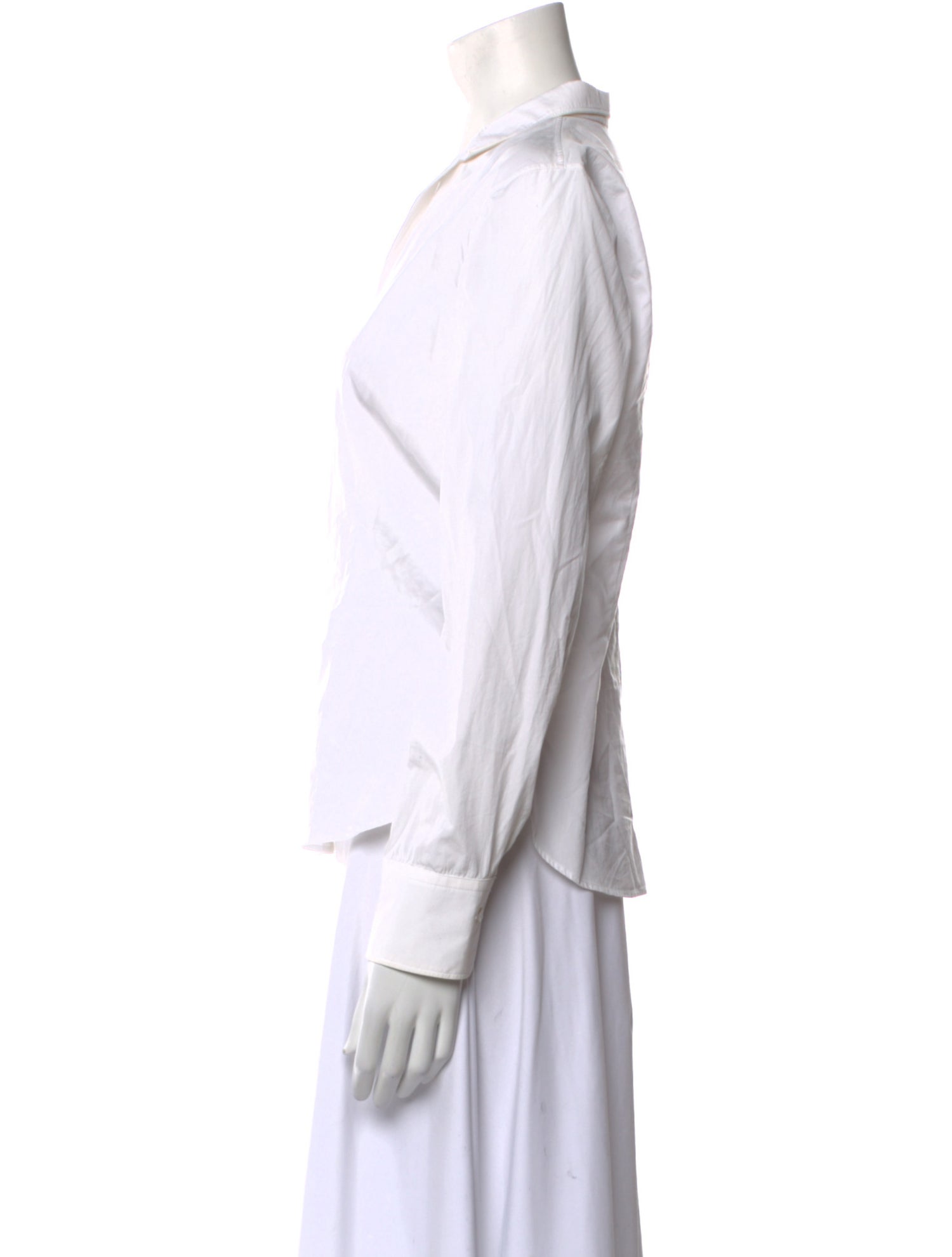 Jil Sander Long Sleeve Button-Up Top