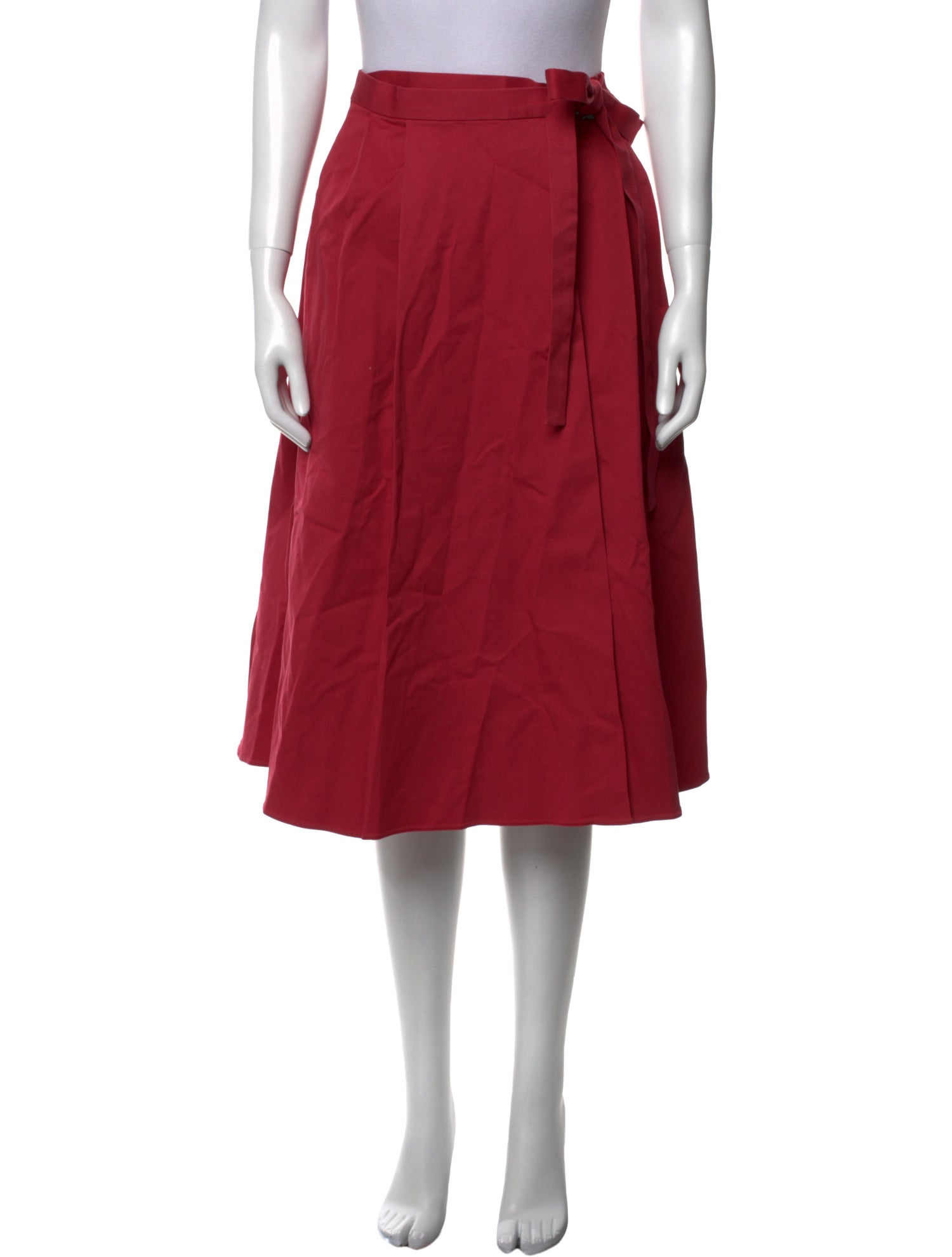 Jil Sander Navy Knee-Length Skirt