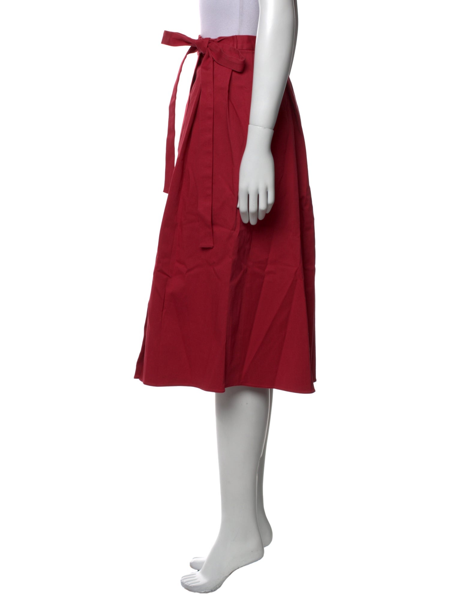 Jil Sander Navy Knee-Length Skirt