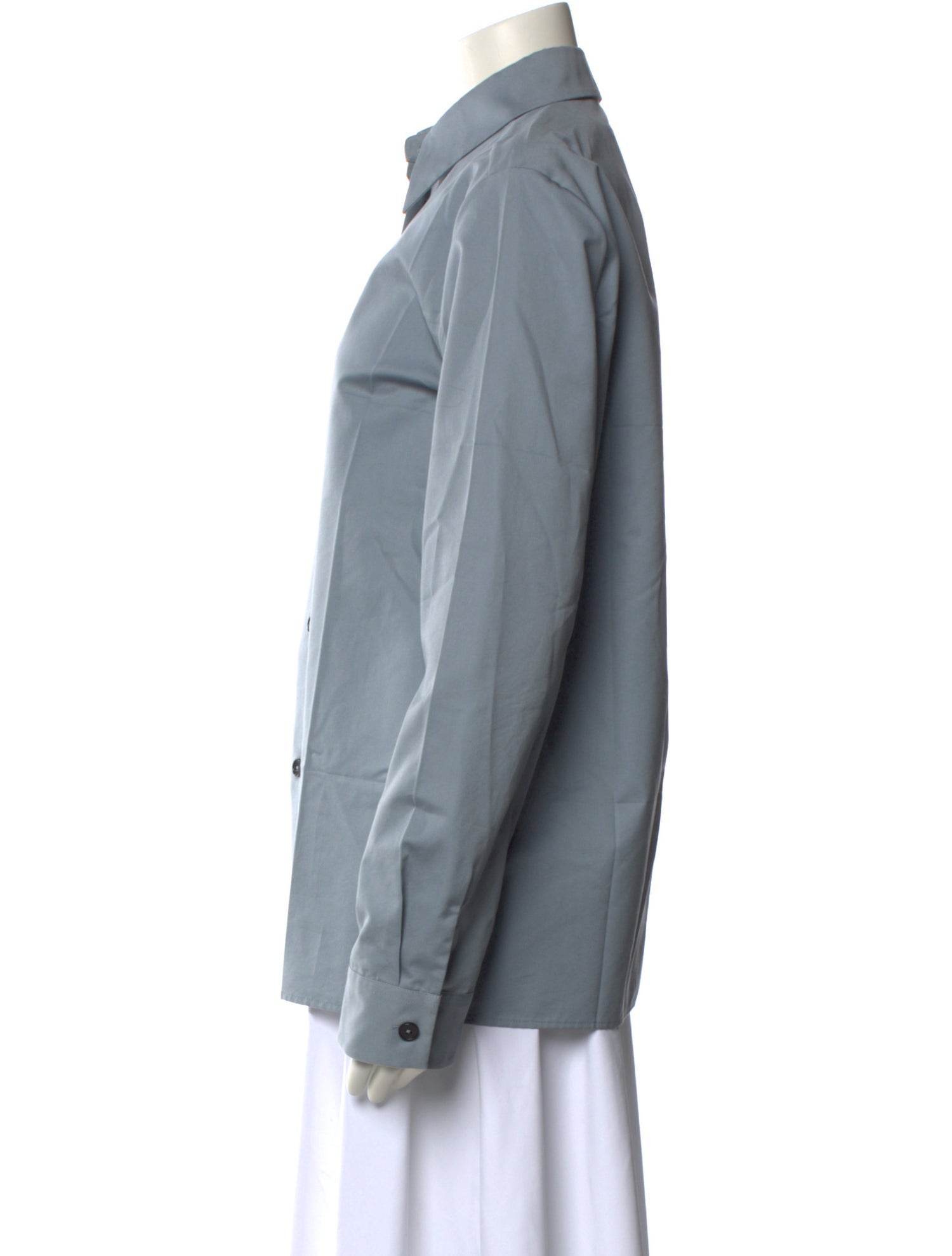 Jil Sander Long Sleeve Button-Up Top