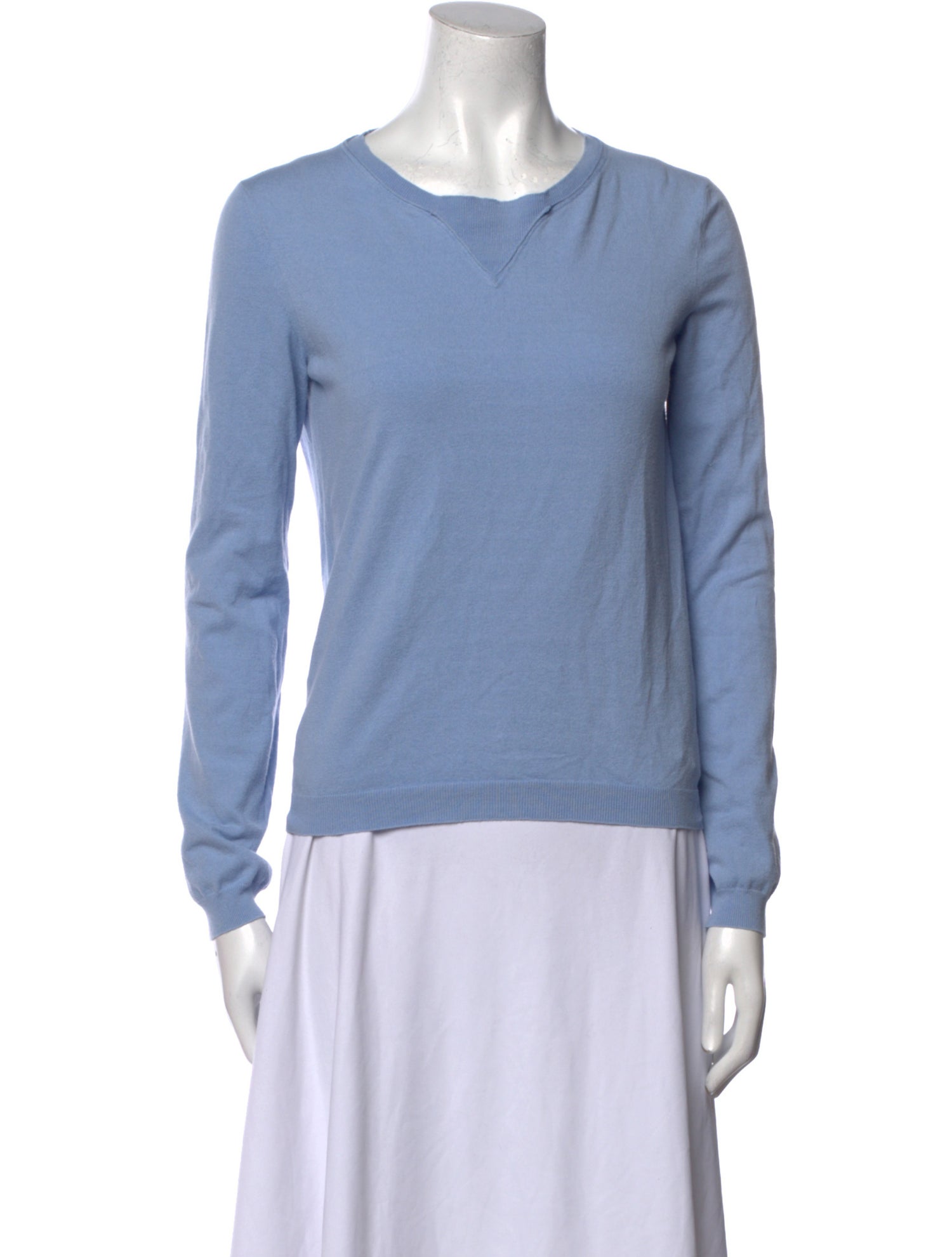 Jil Sander V-Neck Long Sleeve Top