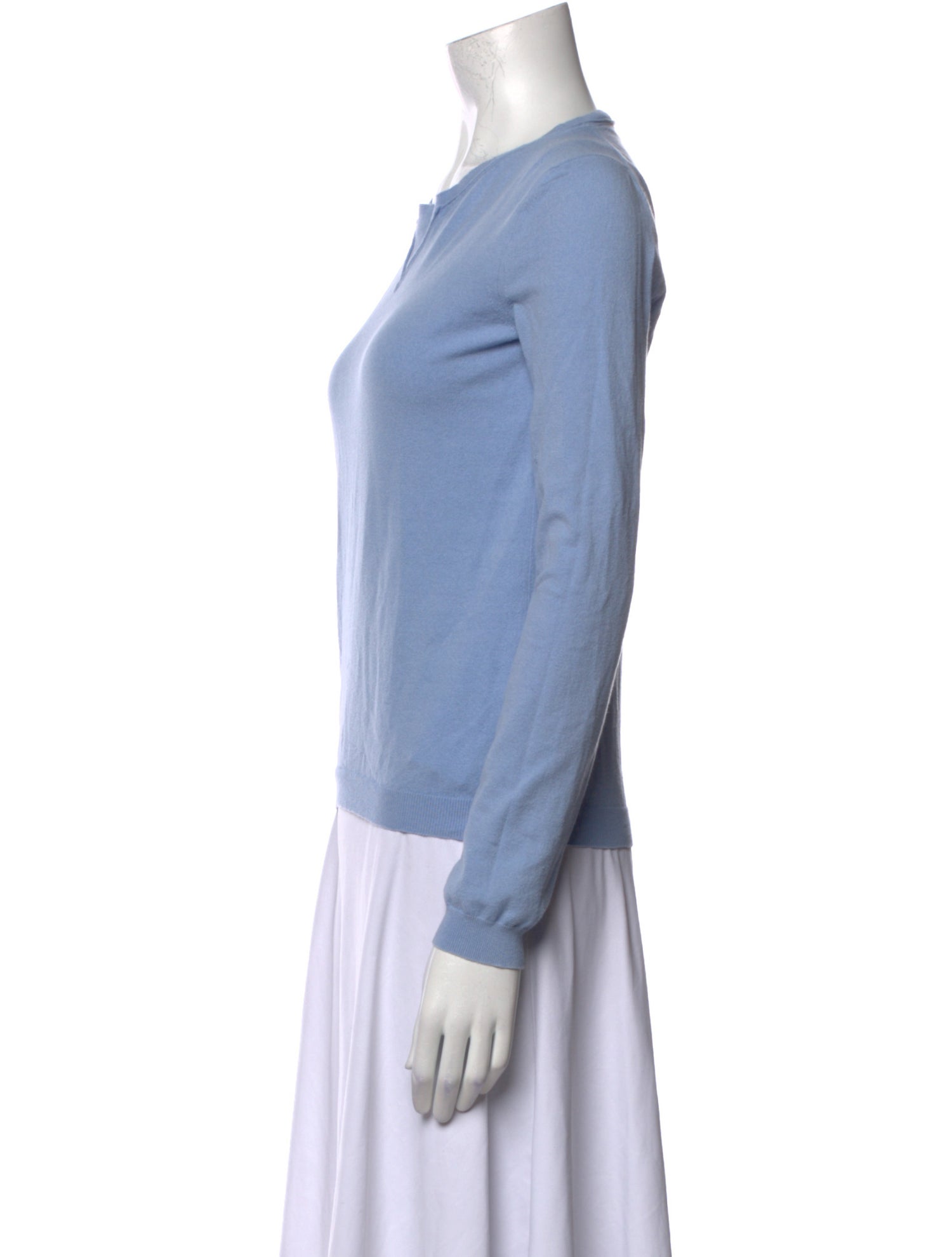 Jil Sander V-Neck Long Sleeve Top