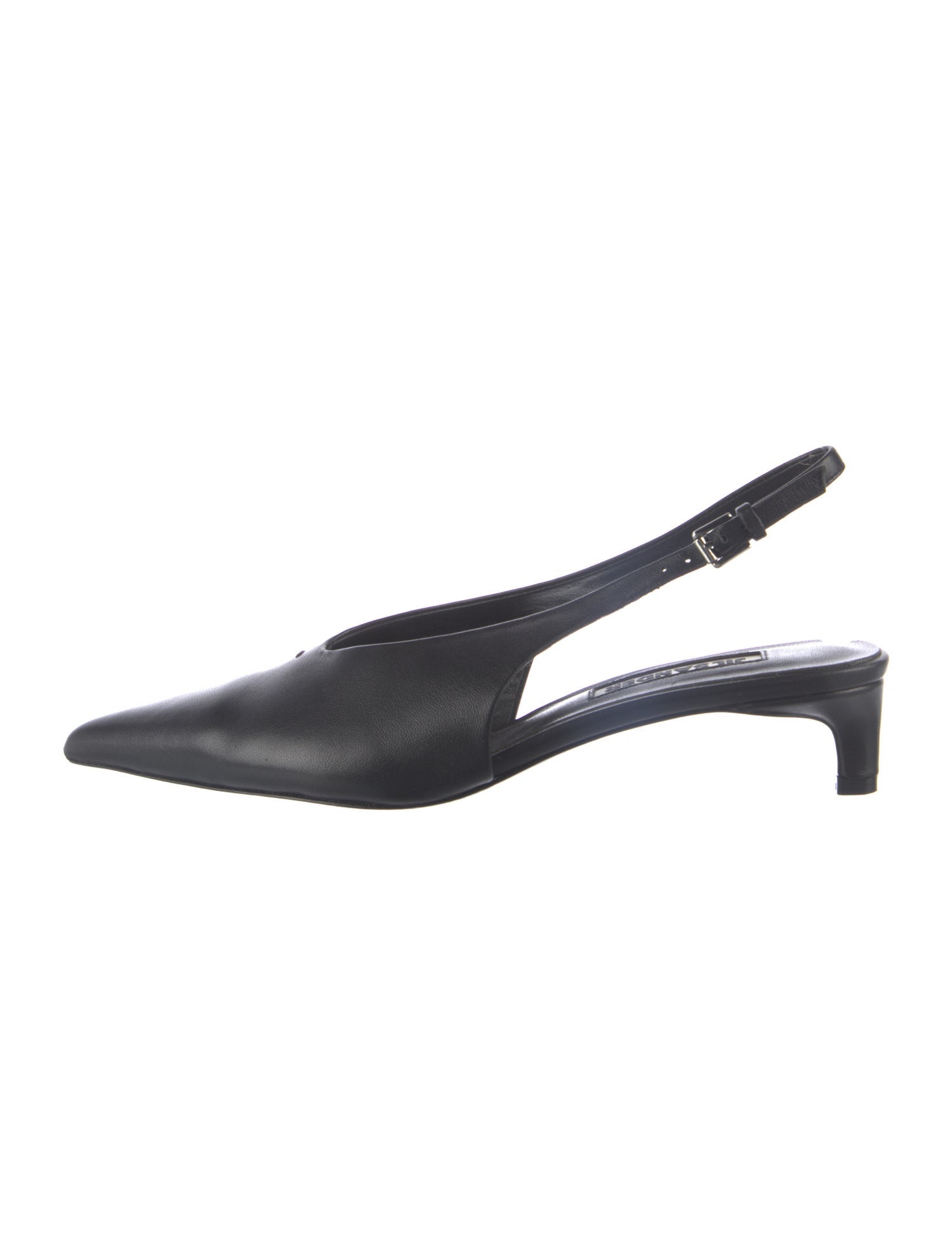 Jil Sander Leather Slingback Pumps