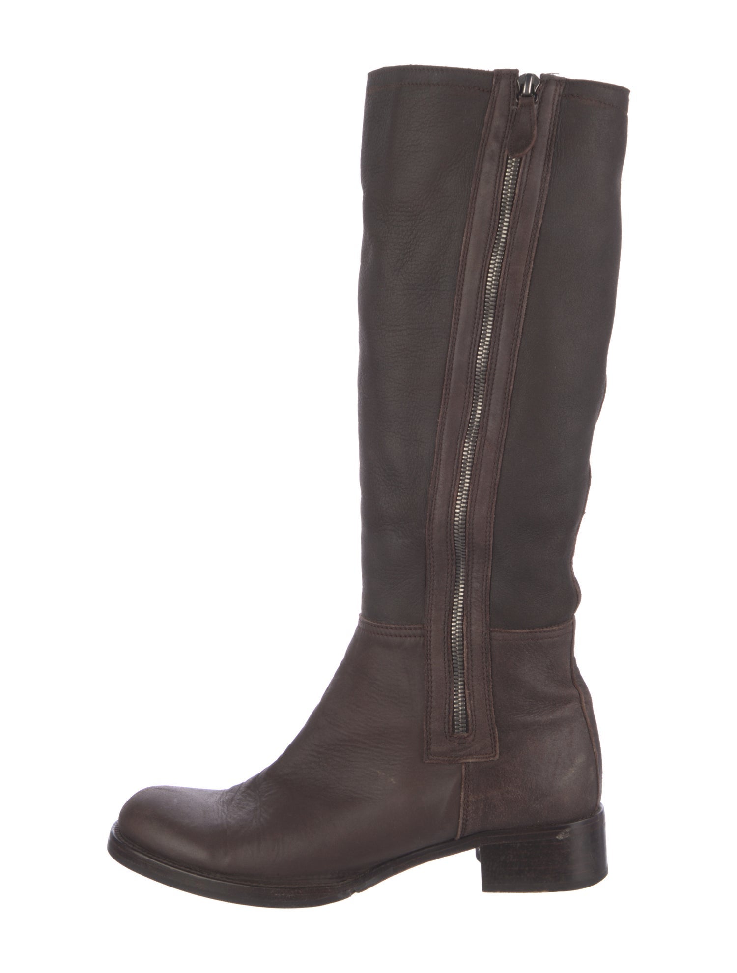 Jil Sander Leather Riding Boots